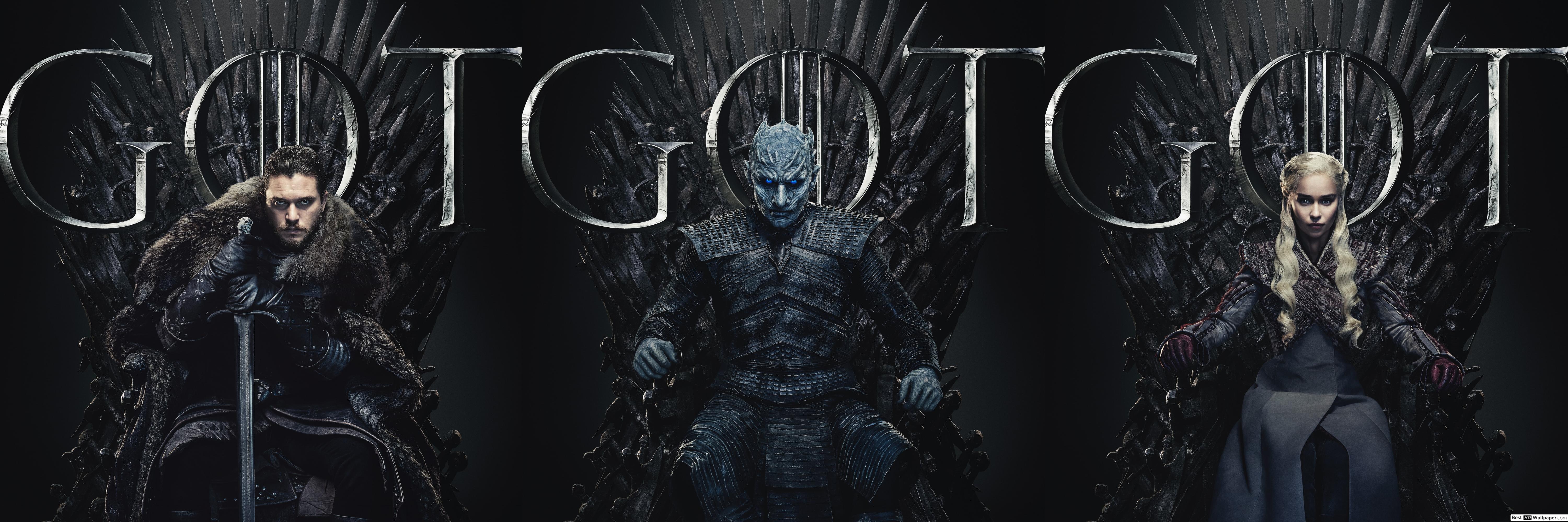 6000x2000 Game of Thrones Season 8 HD wallpaper download