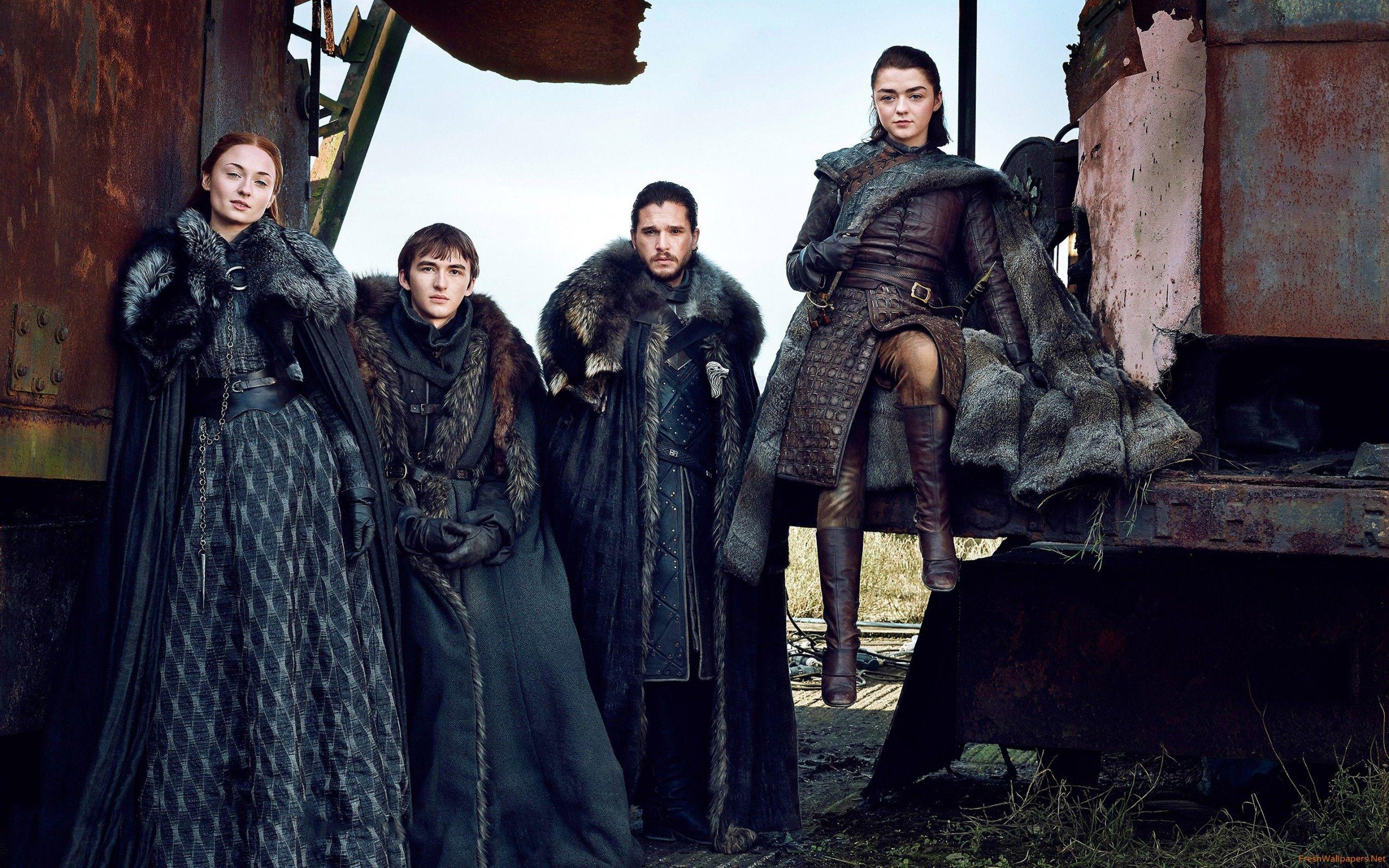 2560x1600 Starks Reunite Game of Thrones wallpaper