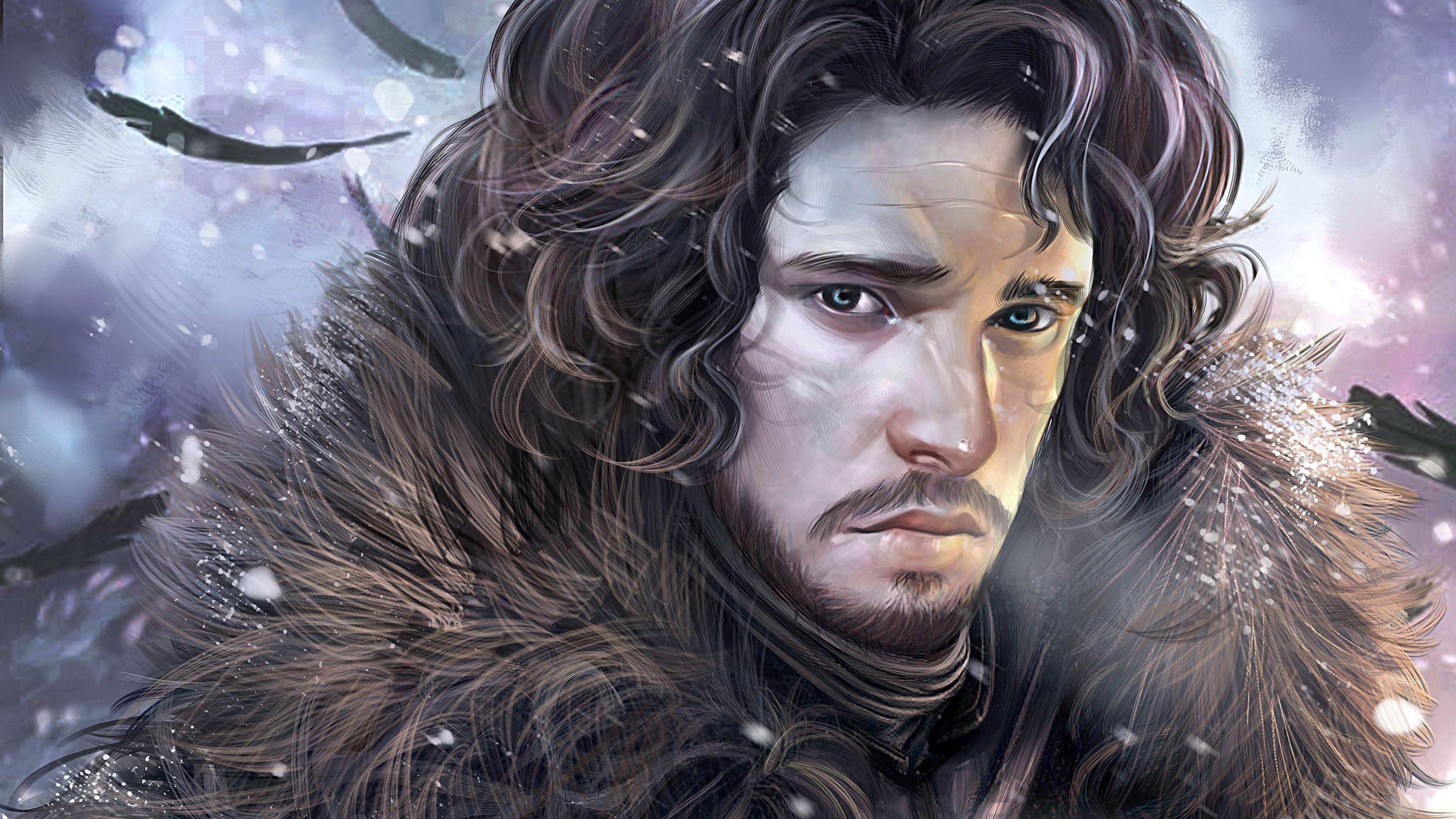 2560x1440 Jon Snow Arts 1440P Resolution HD 4k Wallpaper