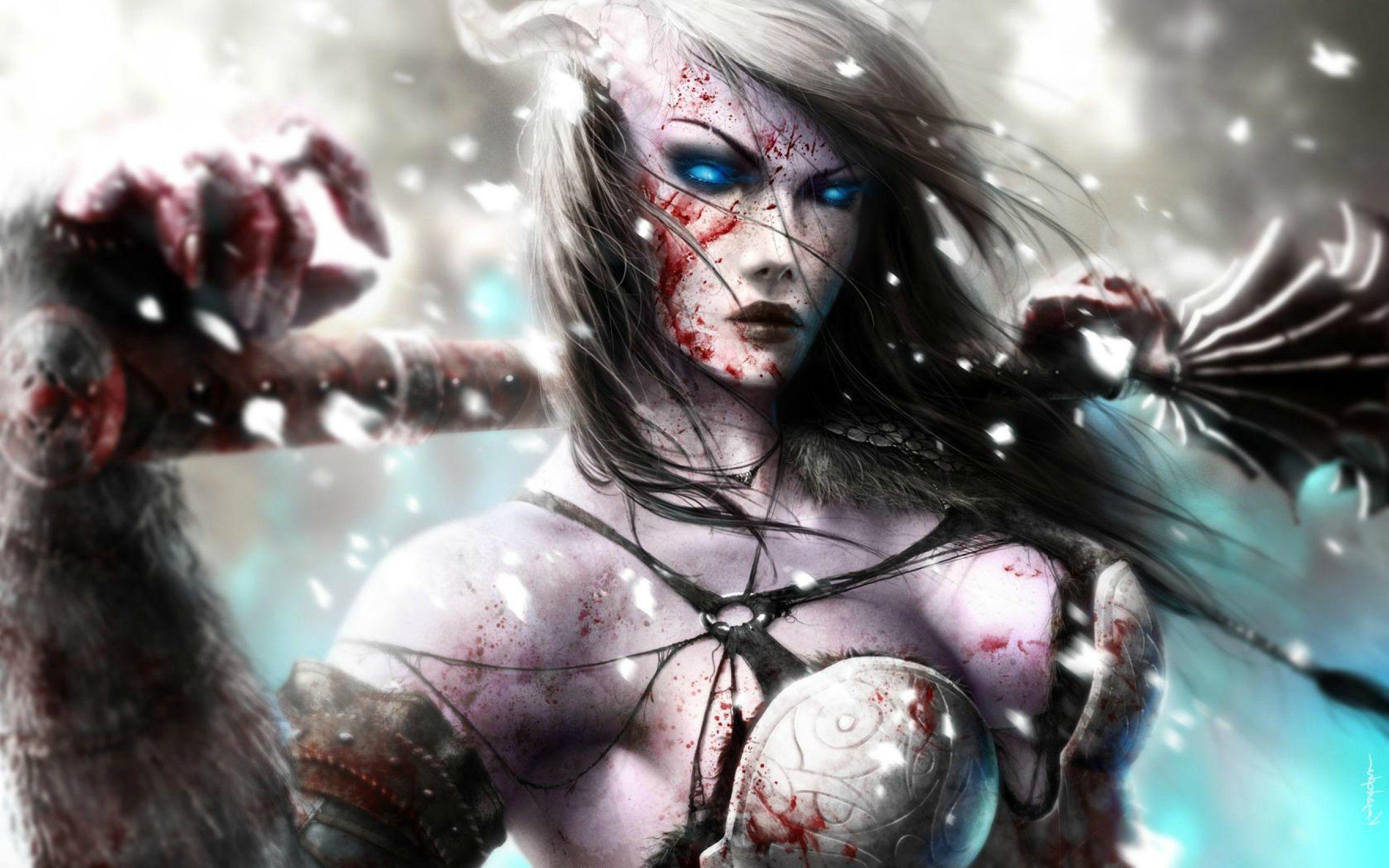 2560x1600 Warrior Women Wallpaper