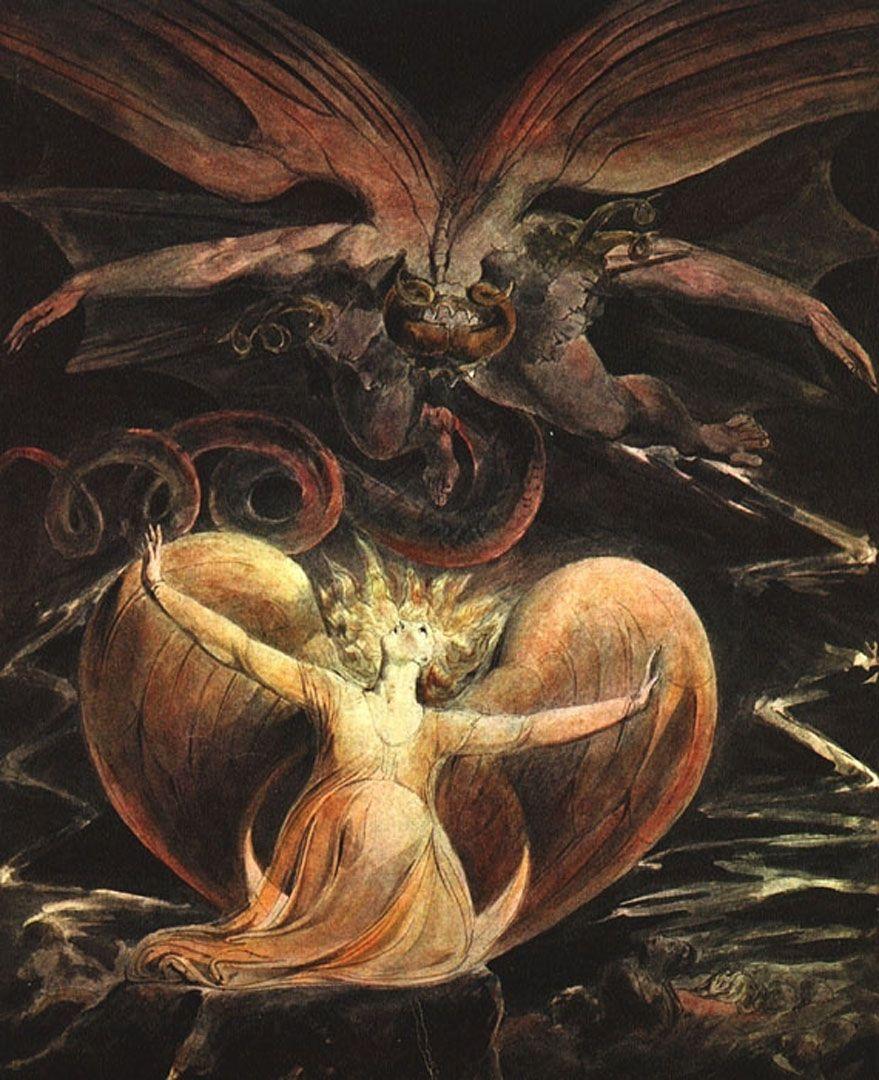 879x1080 The Great Red Dragon And The Woman Clothed With Sun