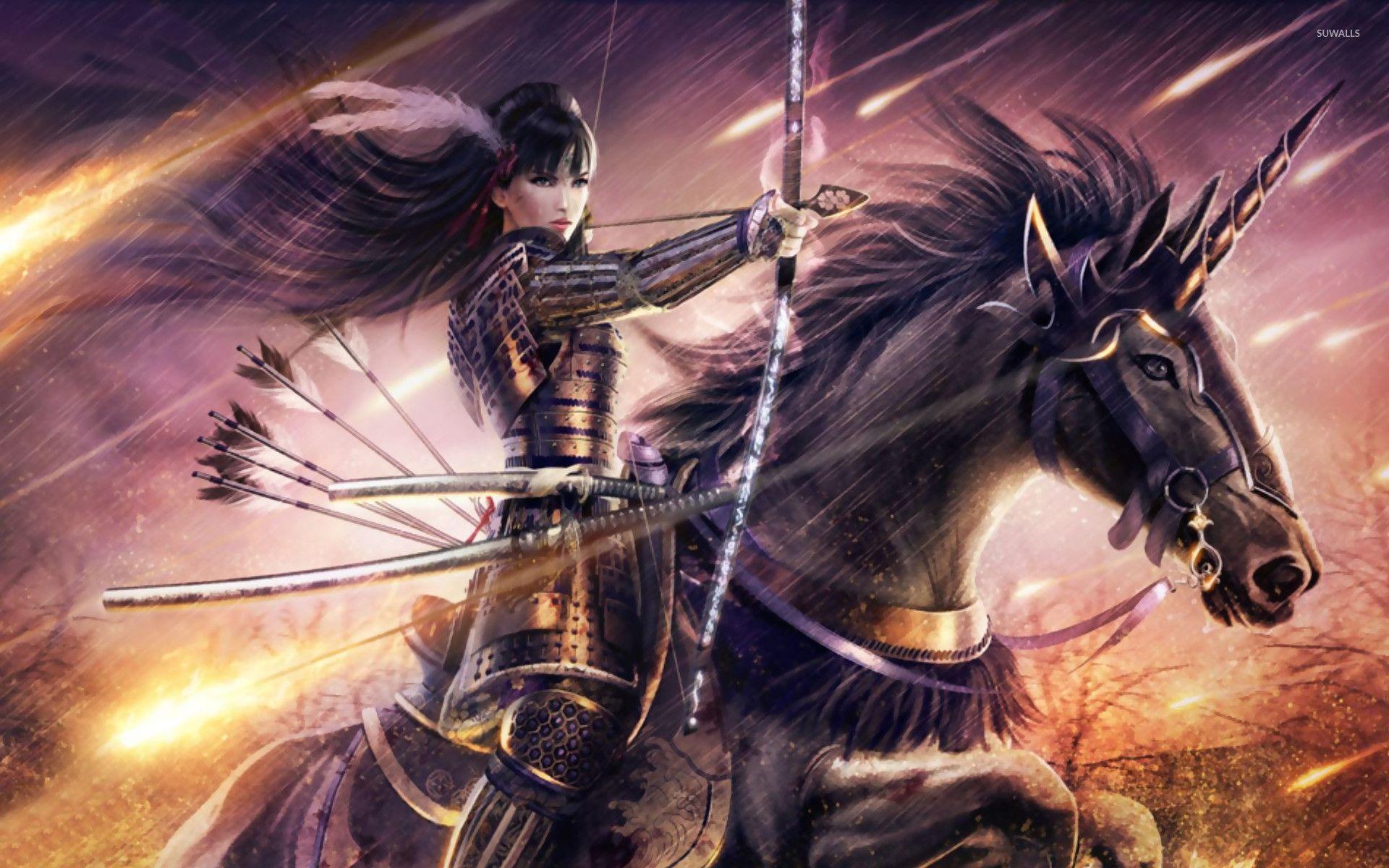 1920x1200 Anime Warrior Wallpaper