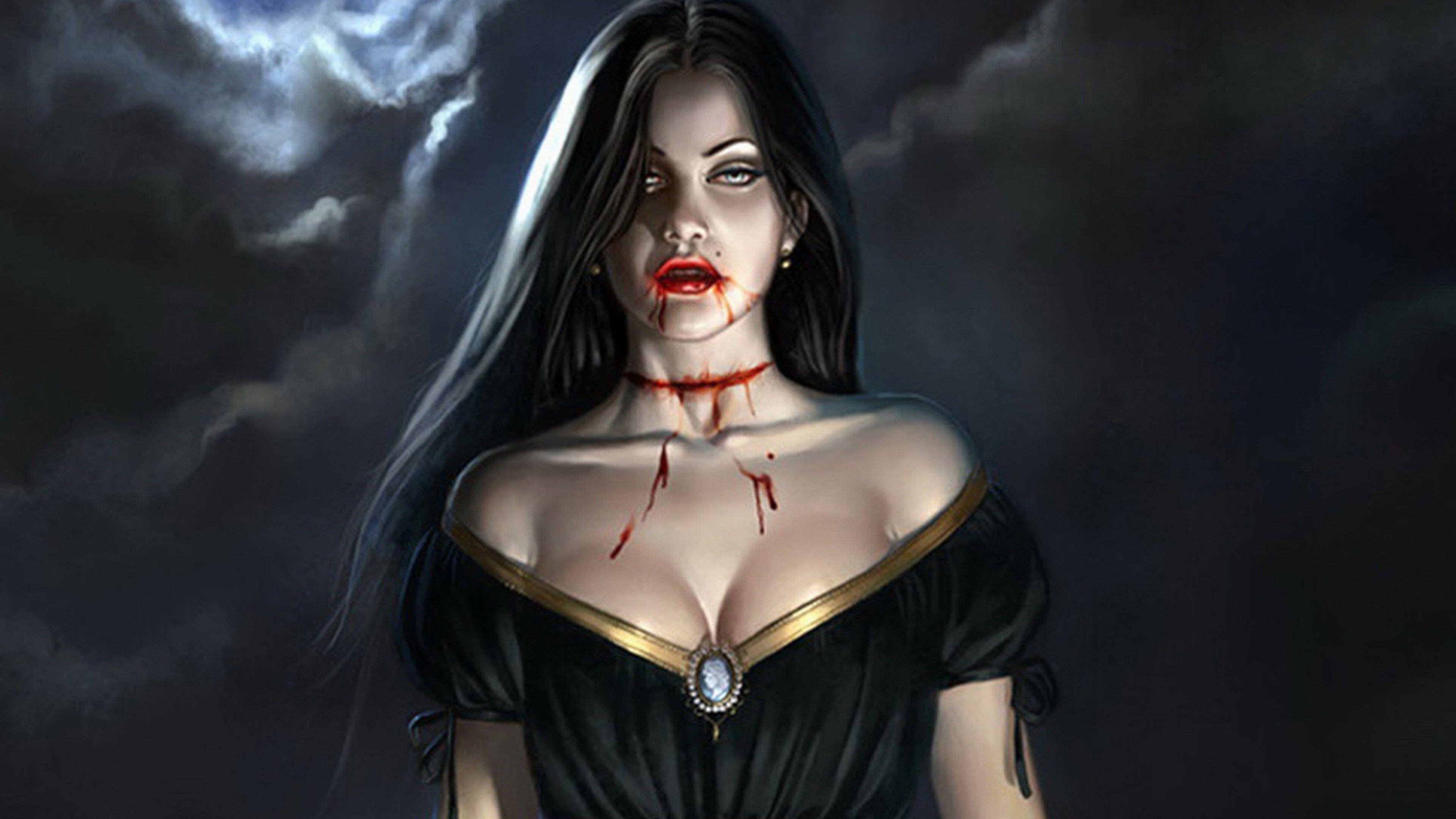 3840x2160 Fantasy Wallpaper Female Vampire 1920x1080