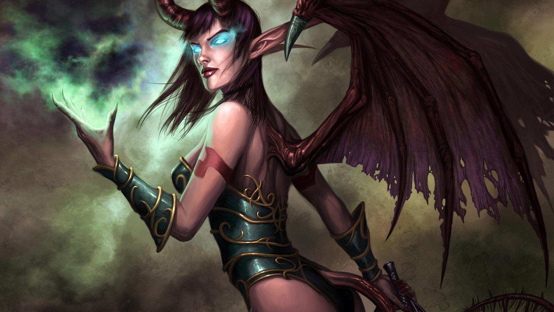 1920x1080 Demonic Girl HD Wallpaperx1080