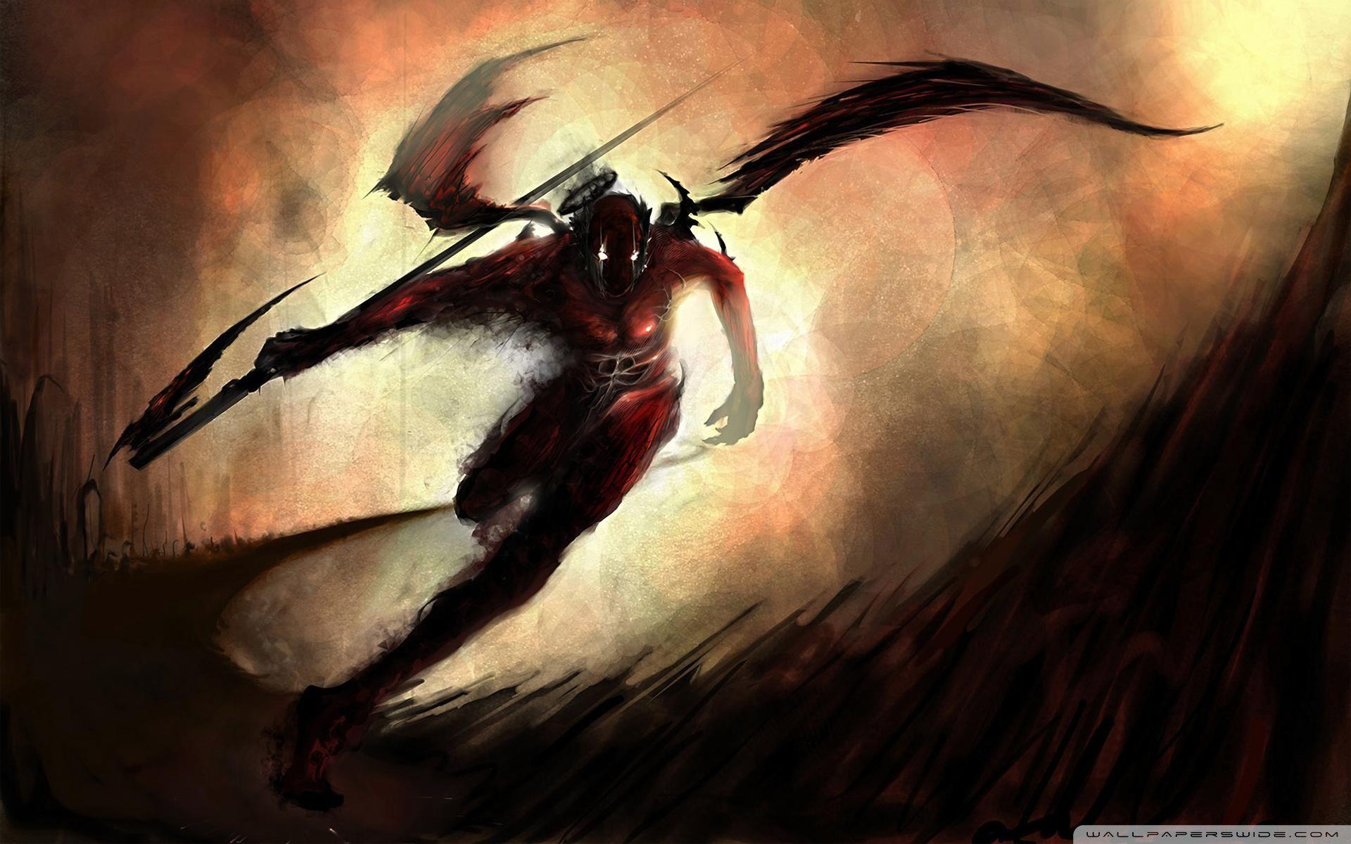 1920x1200 Evil Angel Art ❤ 4K HD Desktop Wallpaper for 4K Ultra HD TV
