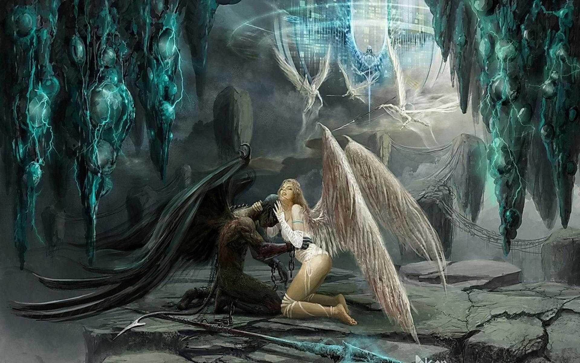 1920x1200 Fallen Angel Anime Wallpaper