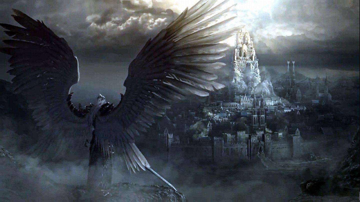 1440x810 Angel warrior wallpaper