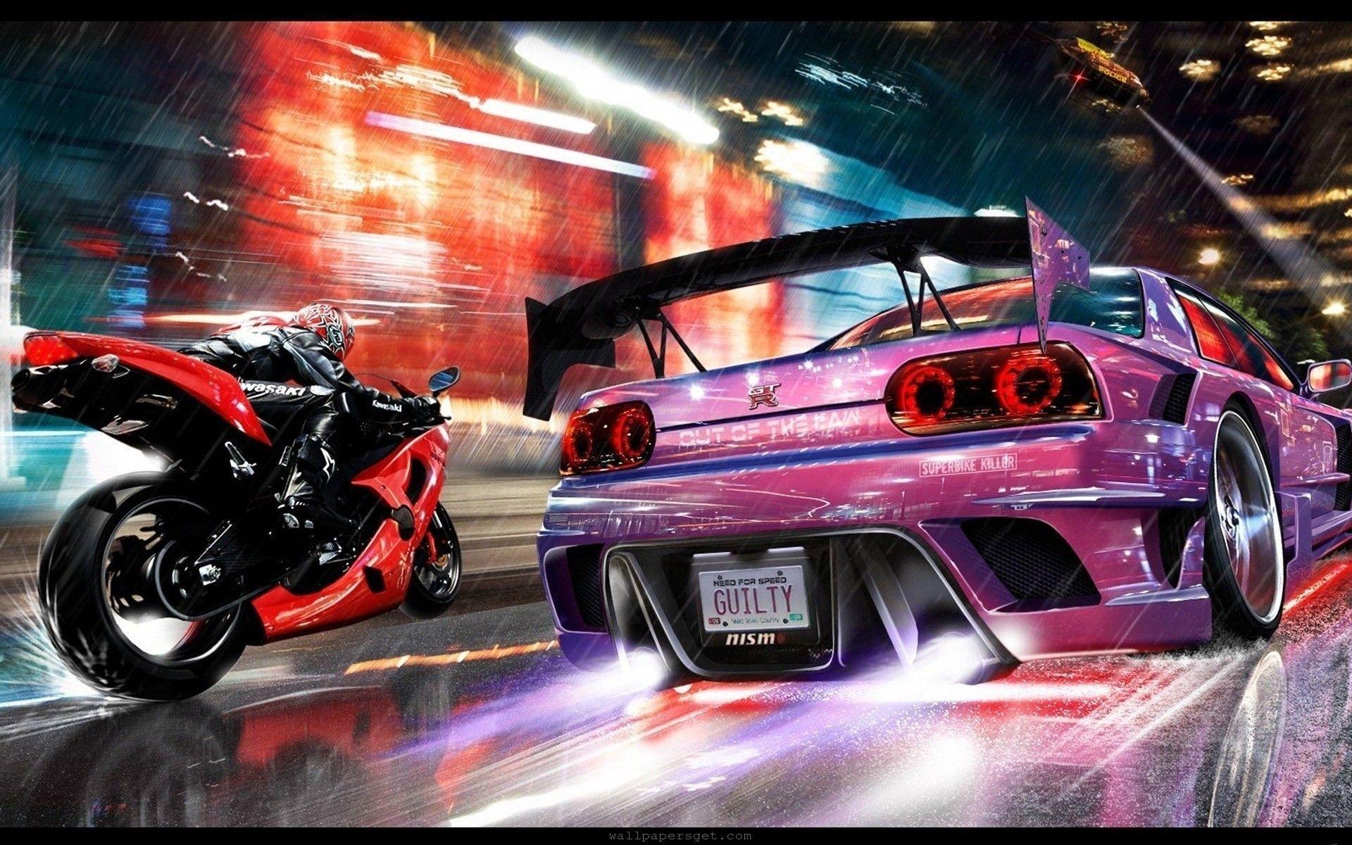 1920x1200 Neon Cars Wallpaper background picture