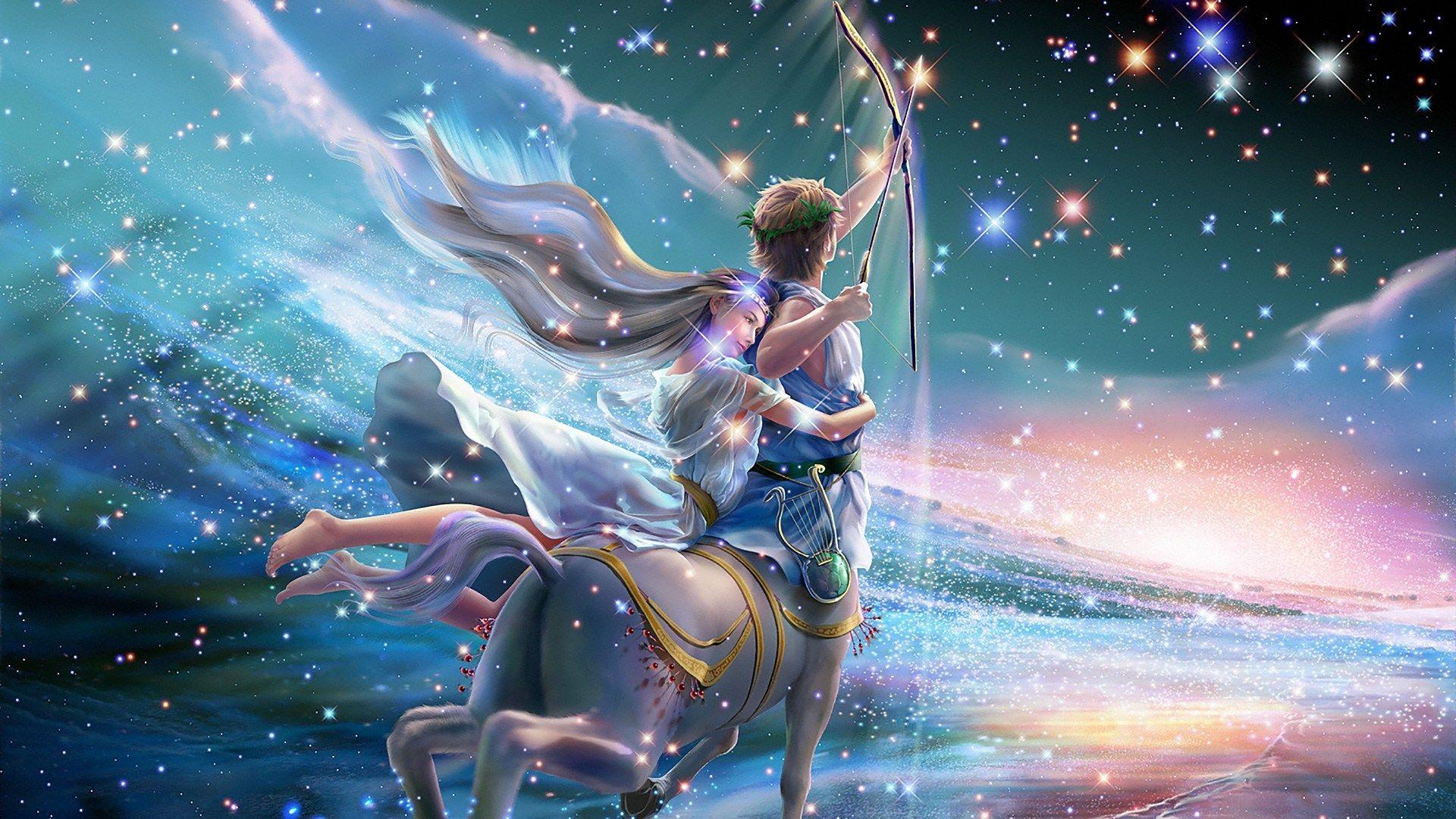 1920x1080 Art, Sagittarius, Zodiac HD Wallpaper & Background • 40382