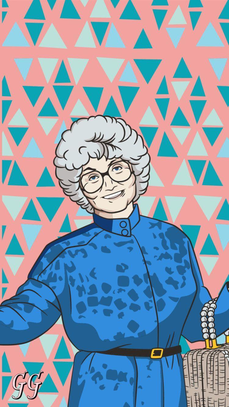 750x1333 Golden Girls Phone Wallpaper to Thank You for Being a