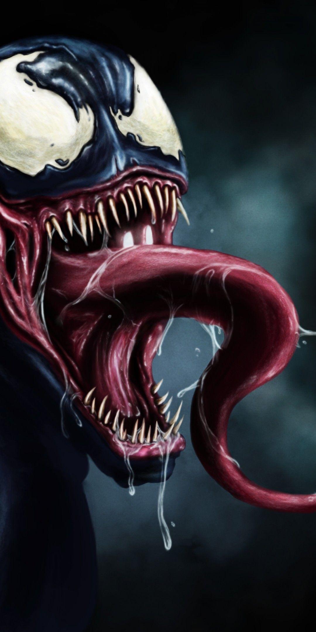 1080x2160 Download 1080x2160 Venom, Marvel, Comics, Creepy Wallpaper