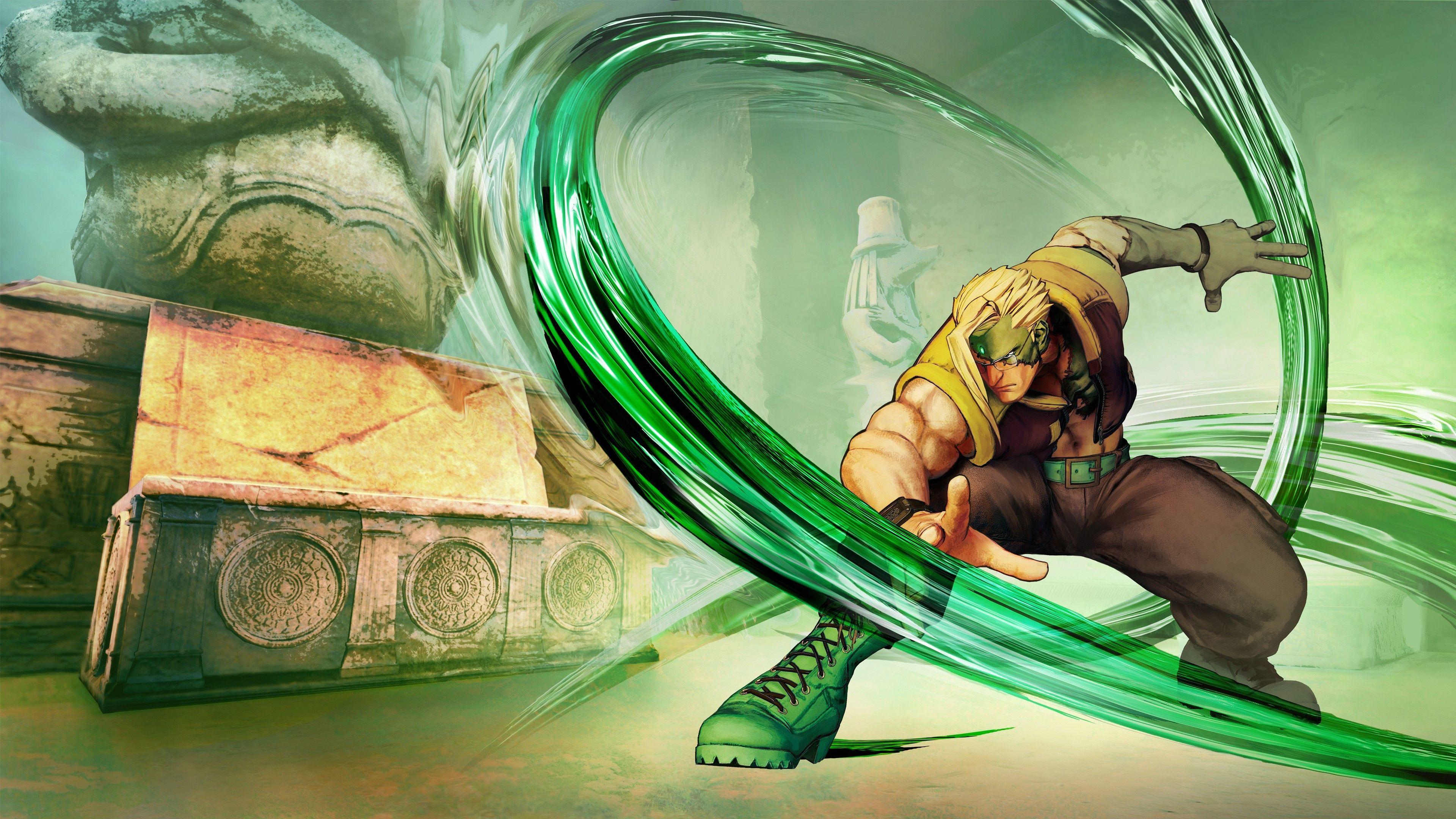 3840x2160 Charlie Nash, Video Games, Artwork, Street Fighter V