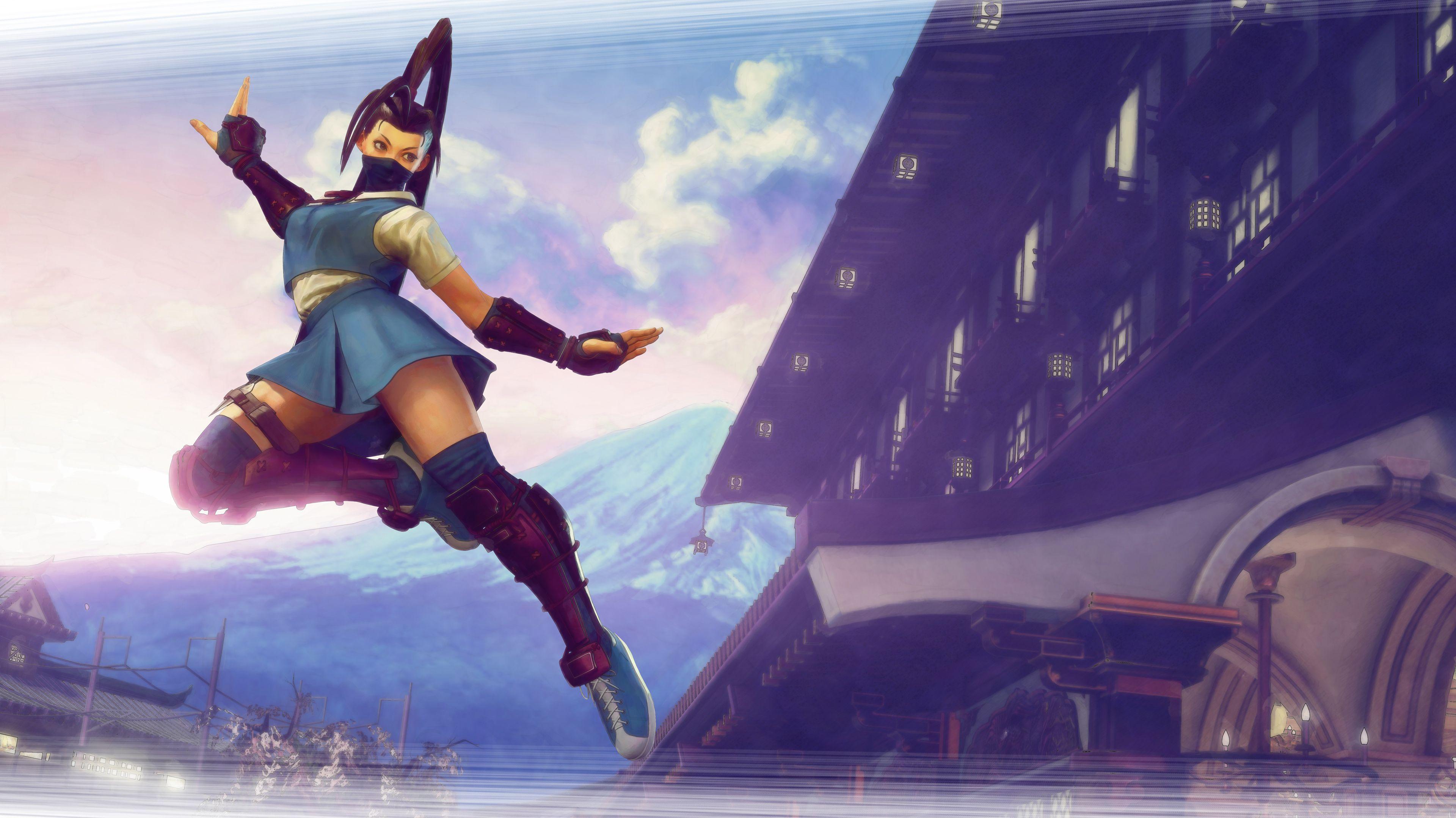 3840x2160 Ibuki Street Fighter V Wallpaper