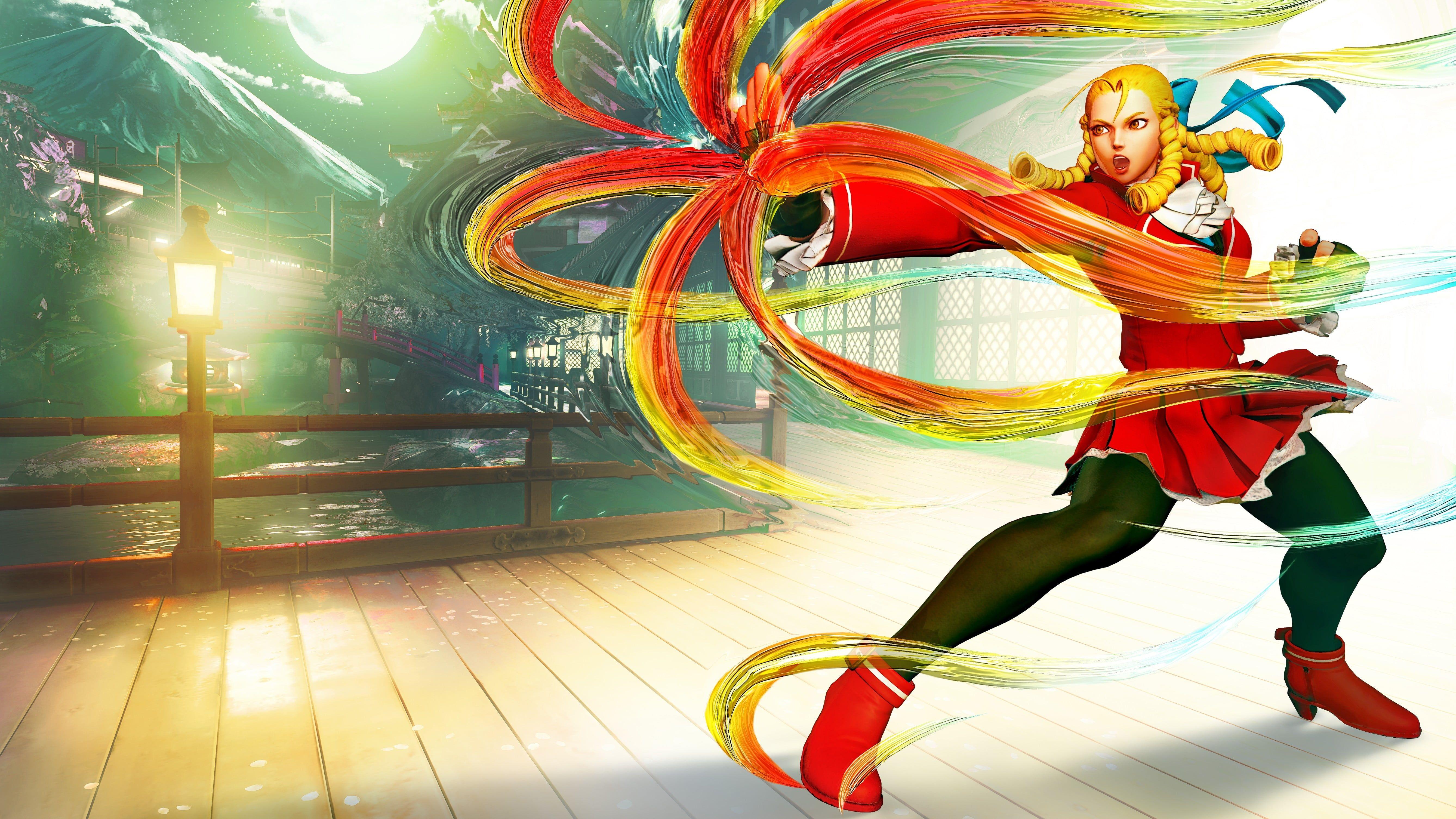5351x3010 Game character digital wallpaper, Street Fighter V, Karin