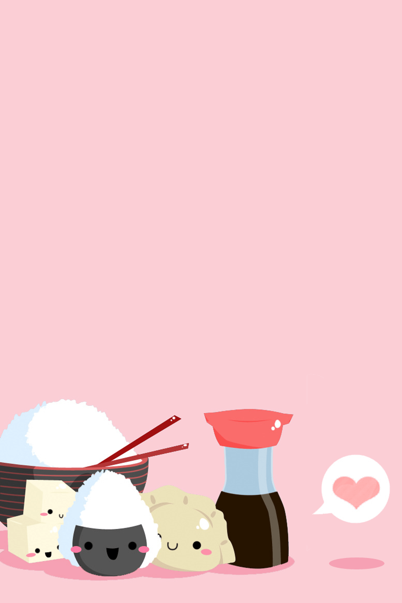 Cute sushi kawaii HD phone wallpaper  Peakpx