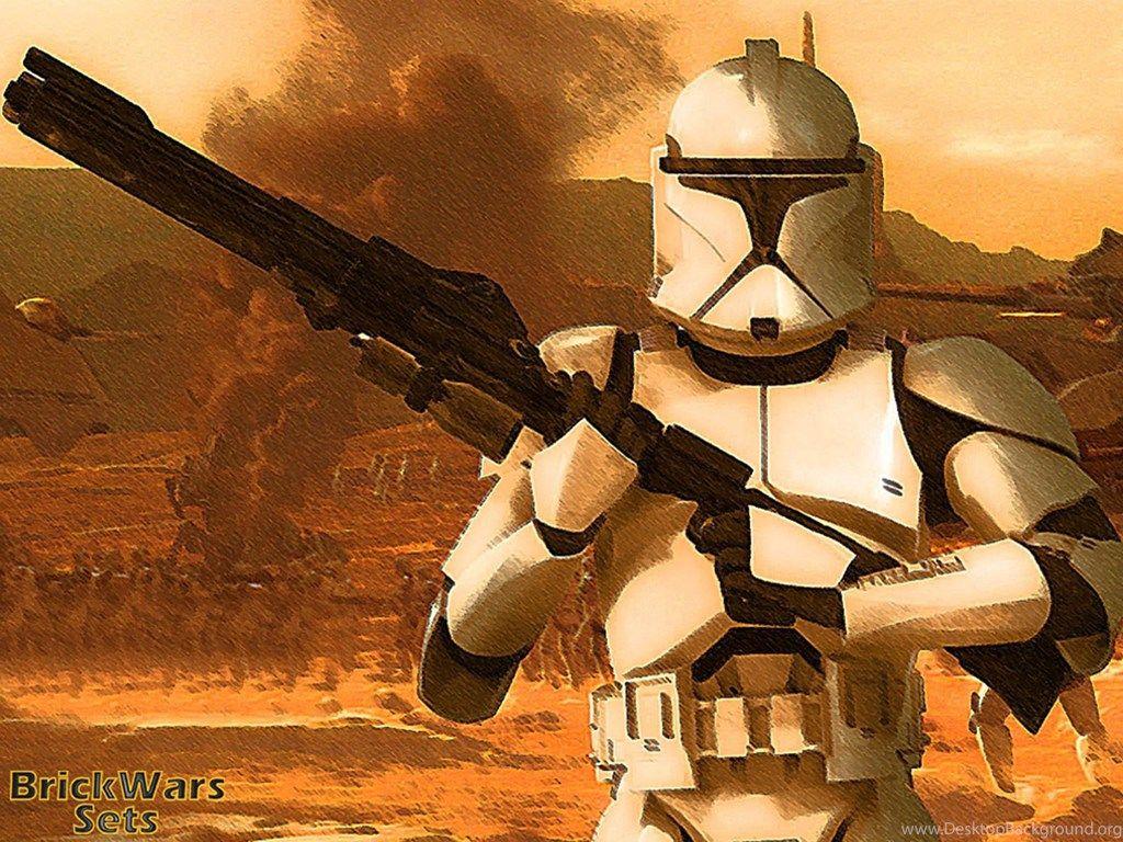 1024x768 High Quality Clone Trooper Wallpaper Desktop Background