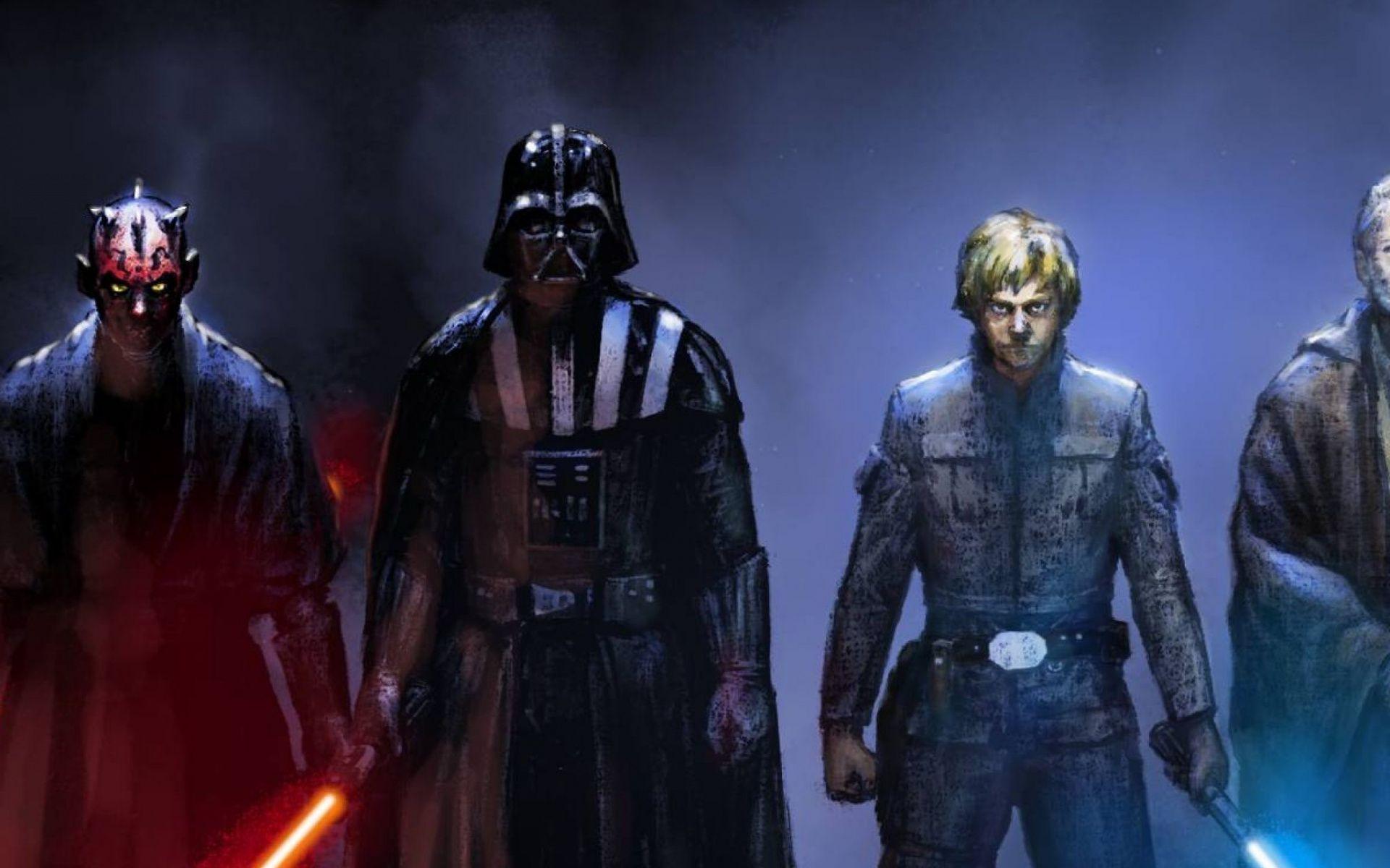 1920x1200 Anakin Skywalker, Sith, Luke Skywalker, Chiến tranh giữa các vì sao The Force