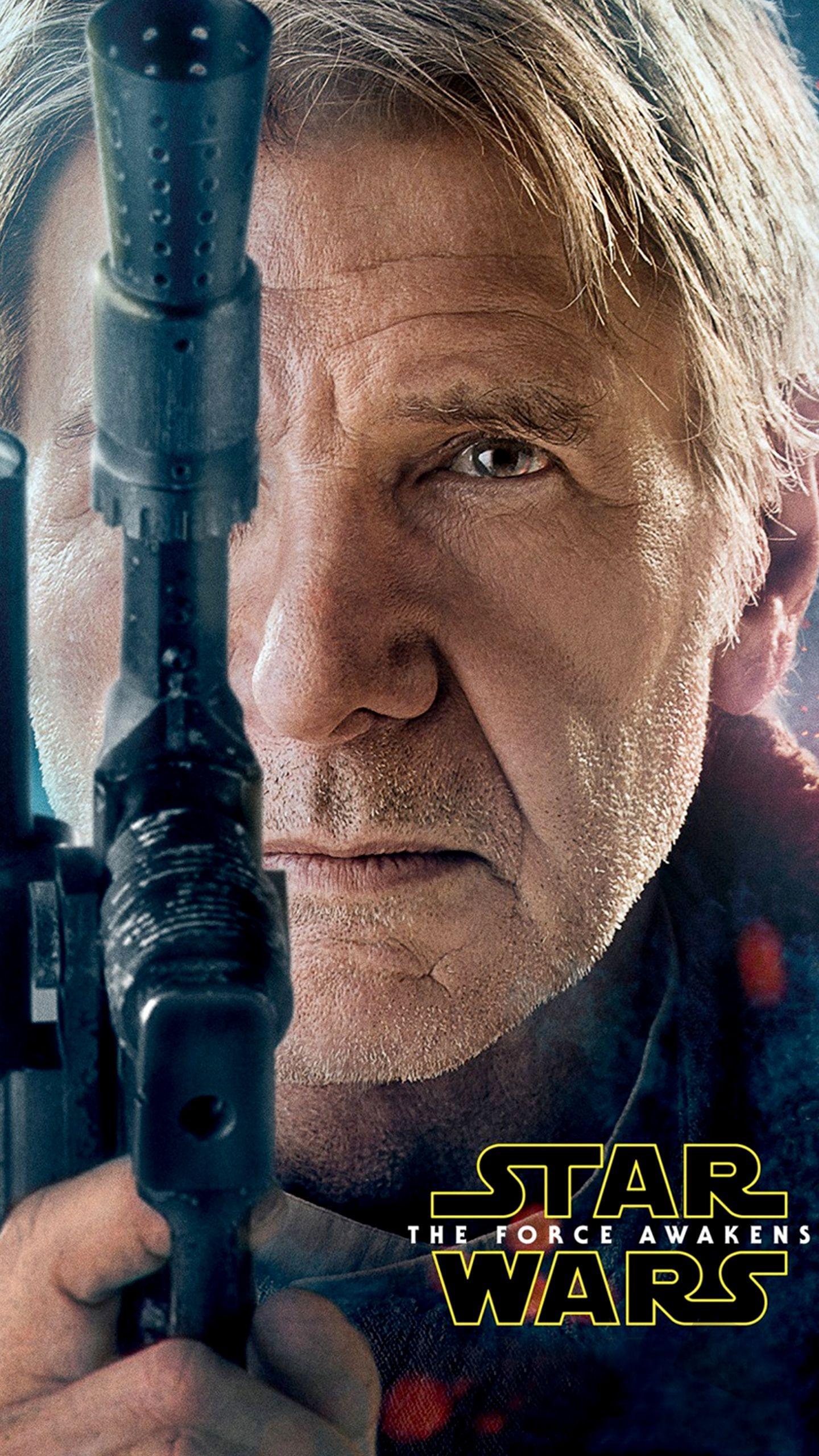 1440x2560 Han Solo Star Wars 7 The Force Awakens Smartphone Wallpaper