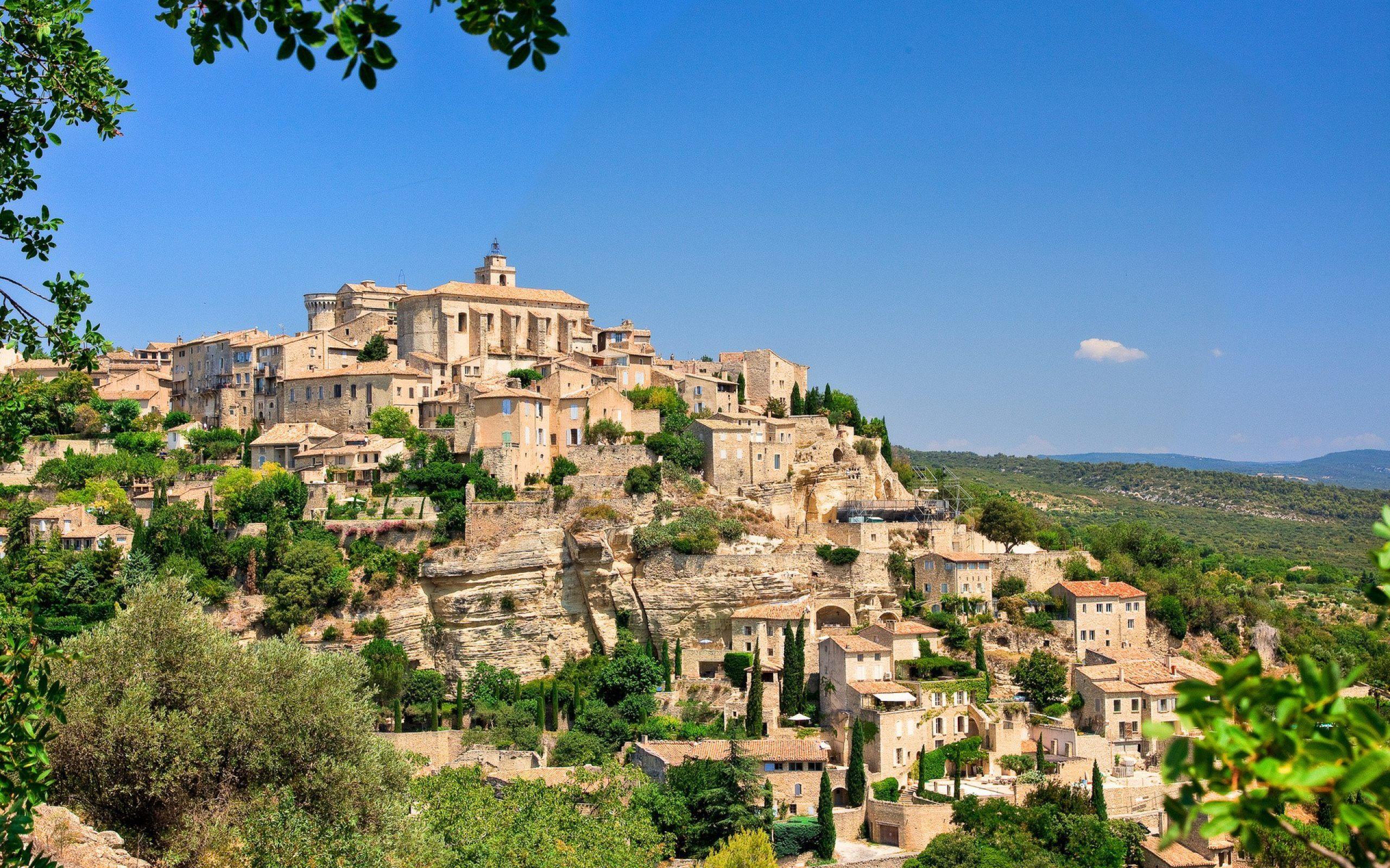 2560x1600 mountain village france wallpaper HD mountain village
