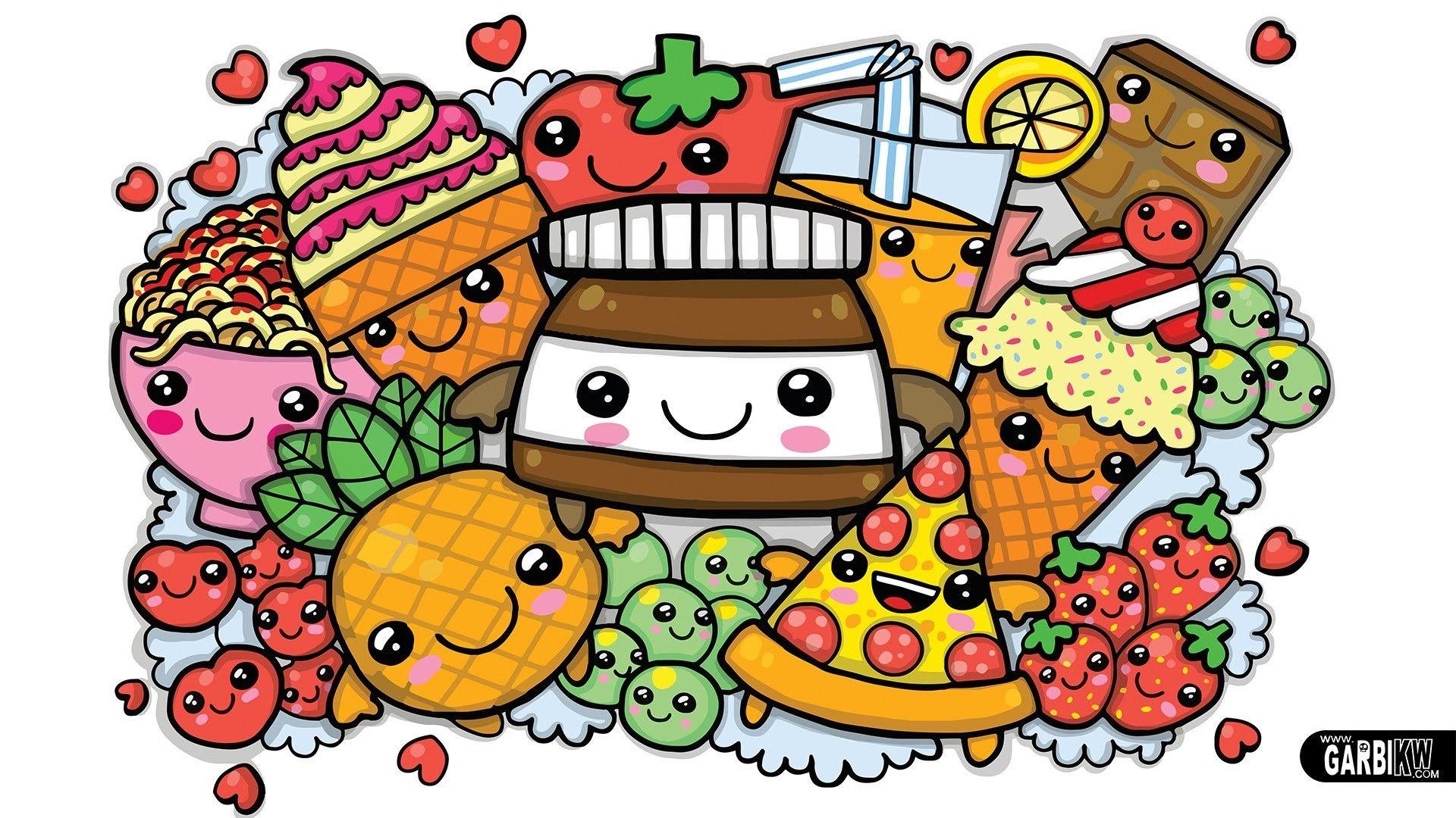 Kawaii Food Wallpapers - Top Free Kawaii Food Backgrounds - WallpaperAccess