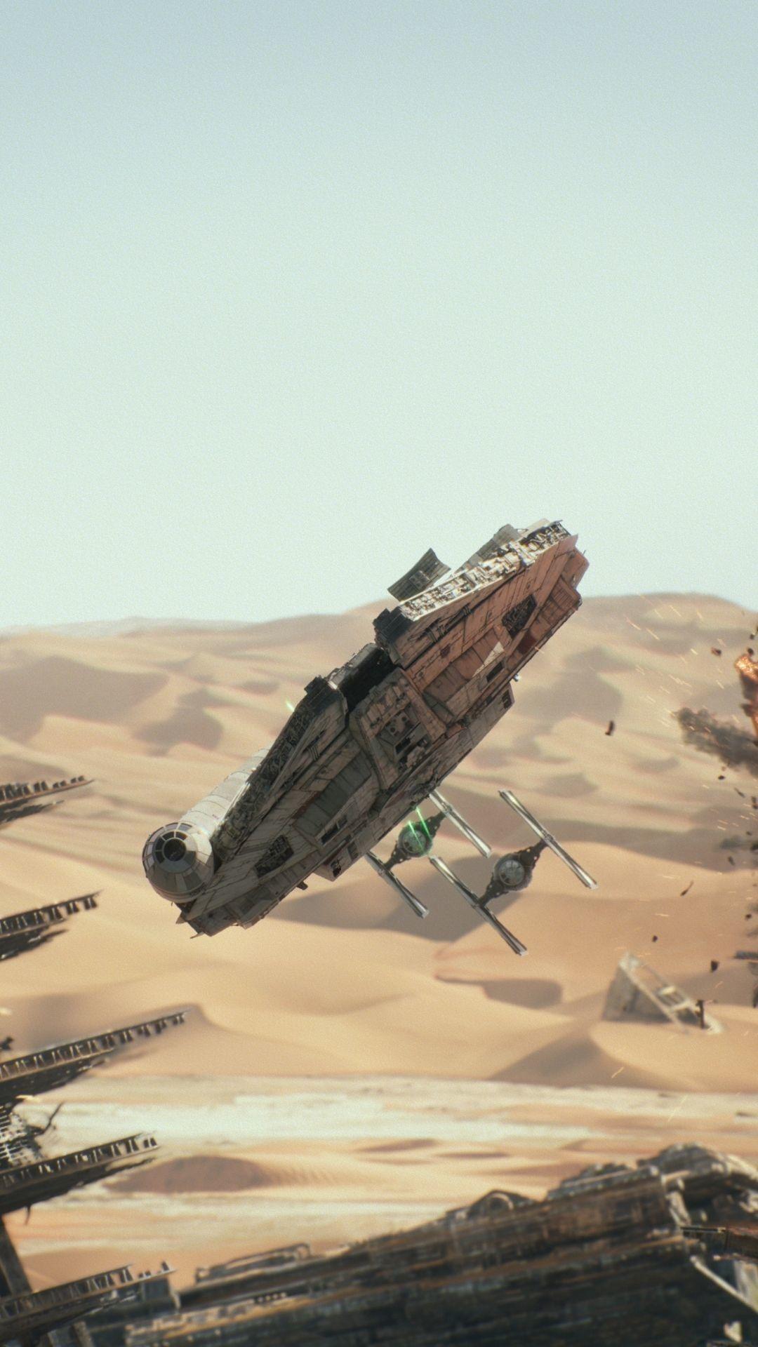 1080x1920 Millennium Falcon Wallpaper background picture