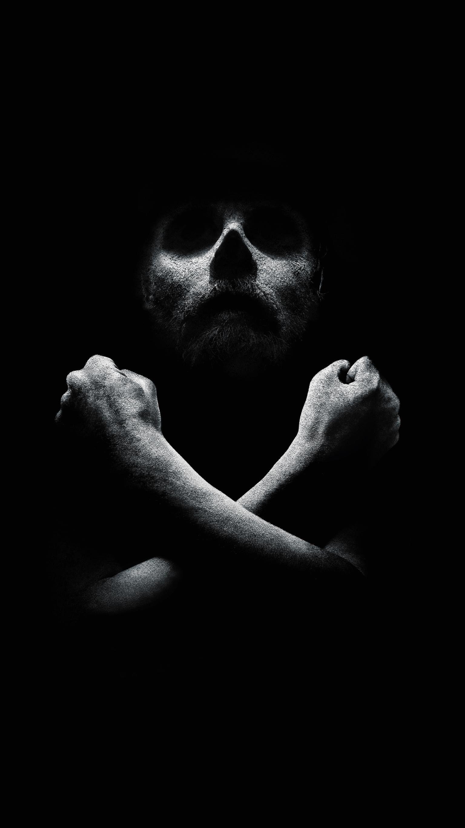 1536x2732 Black Wallpaper HD Mobile