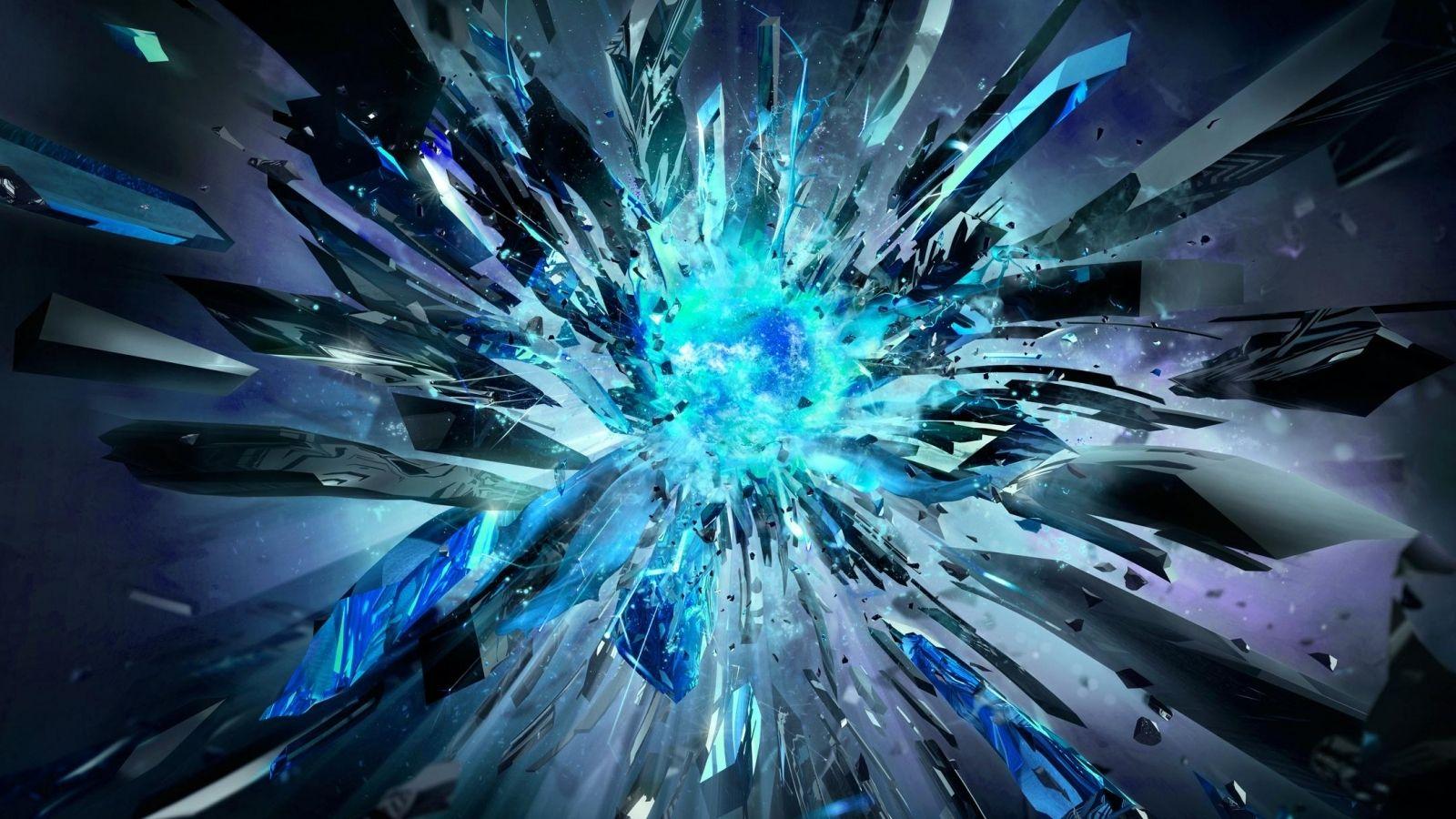 1600x900 HD Explosion Wallpaper Abstract