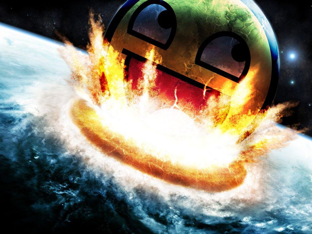 1024x768 Cool Explosion wallpaperx768