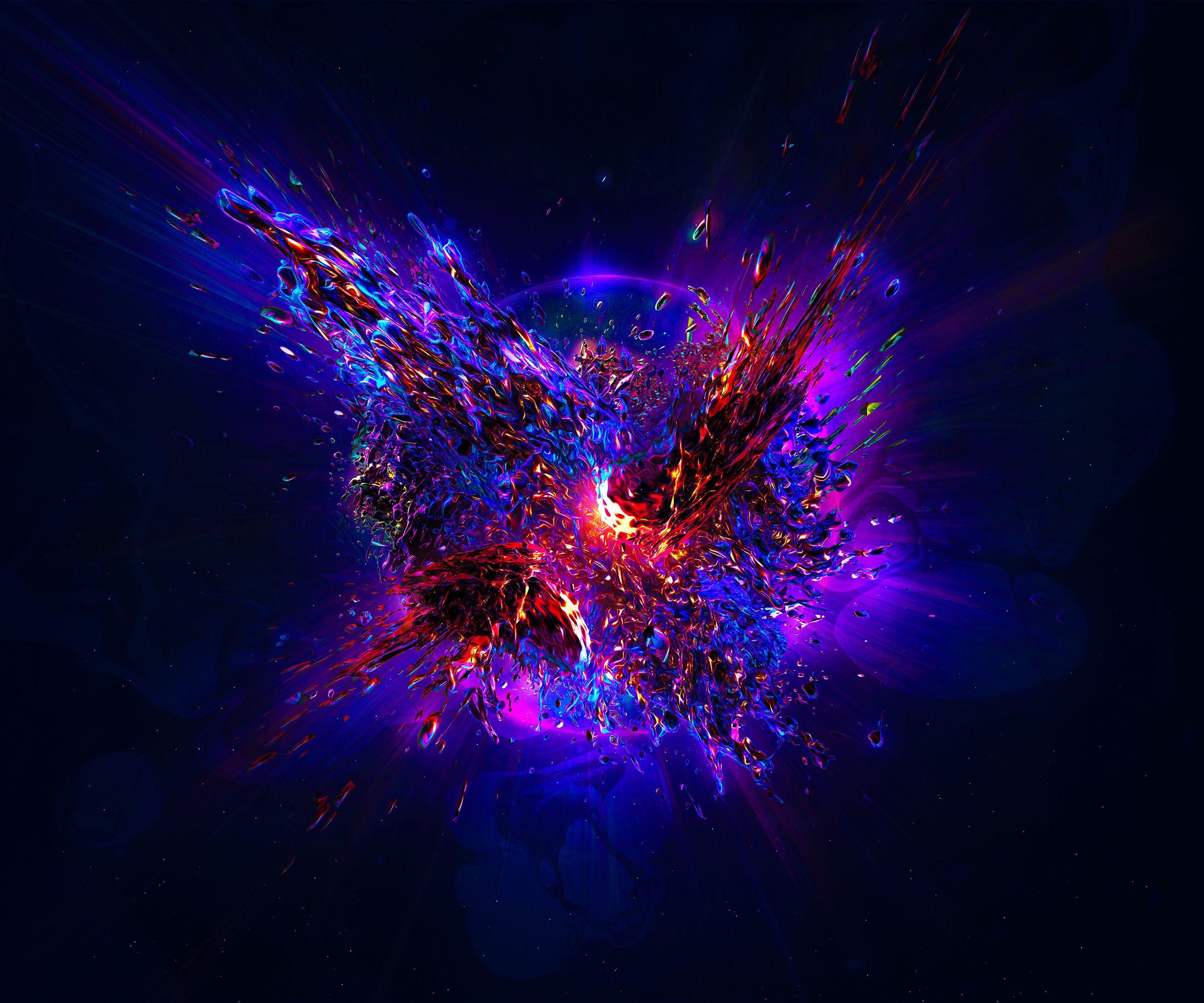 2800x2333 Abstract Explosion Laptop HD HD 4k Wallpaper