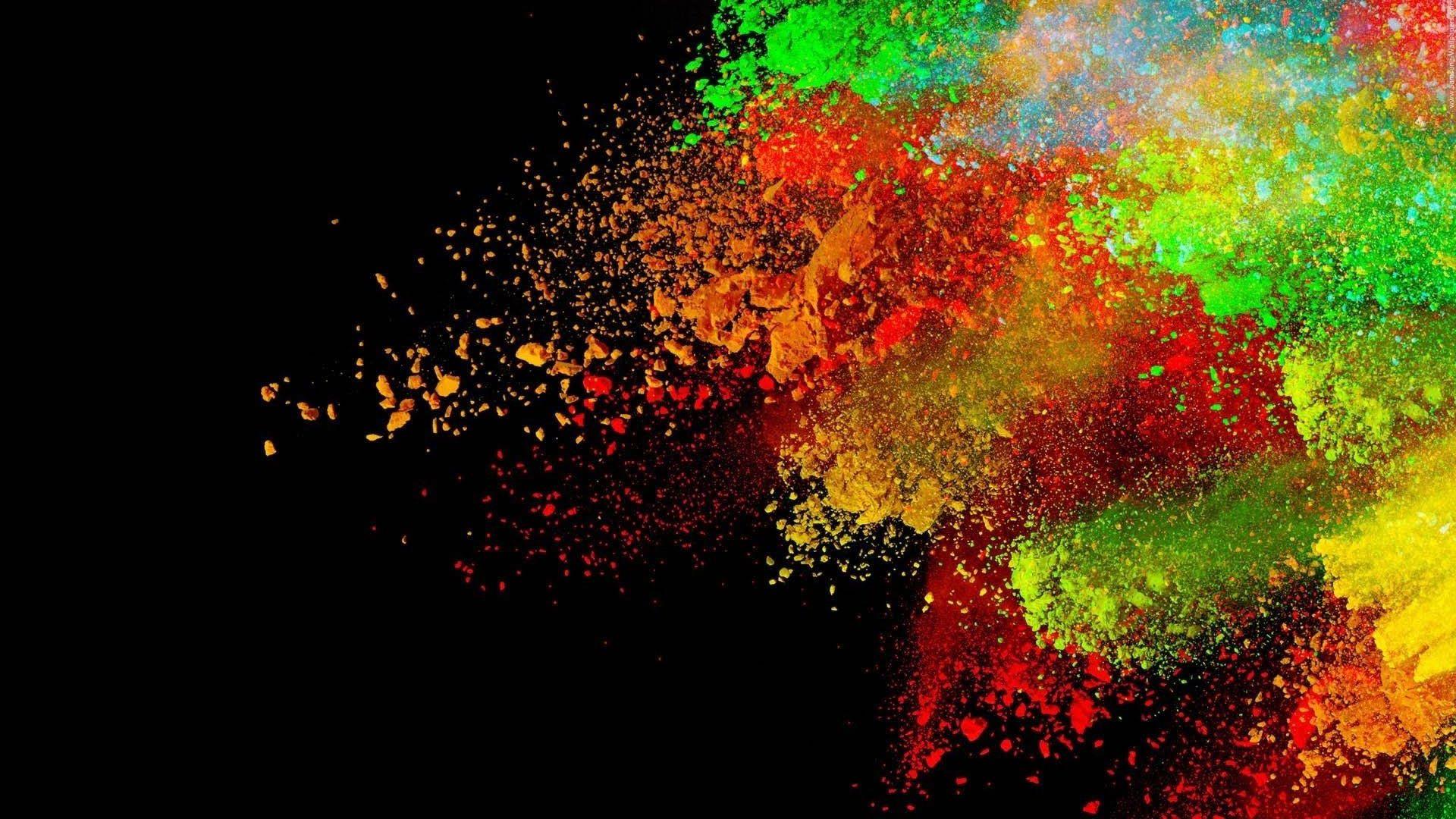1920x1080 Paint Explosion Wallpaper