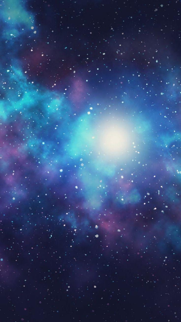 736x1308 Sparkly Galaxy iPhone Wallpaper