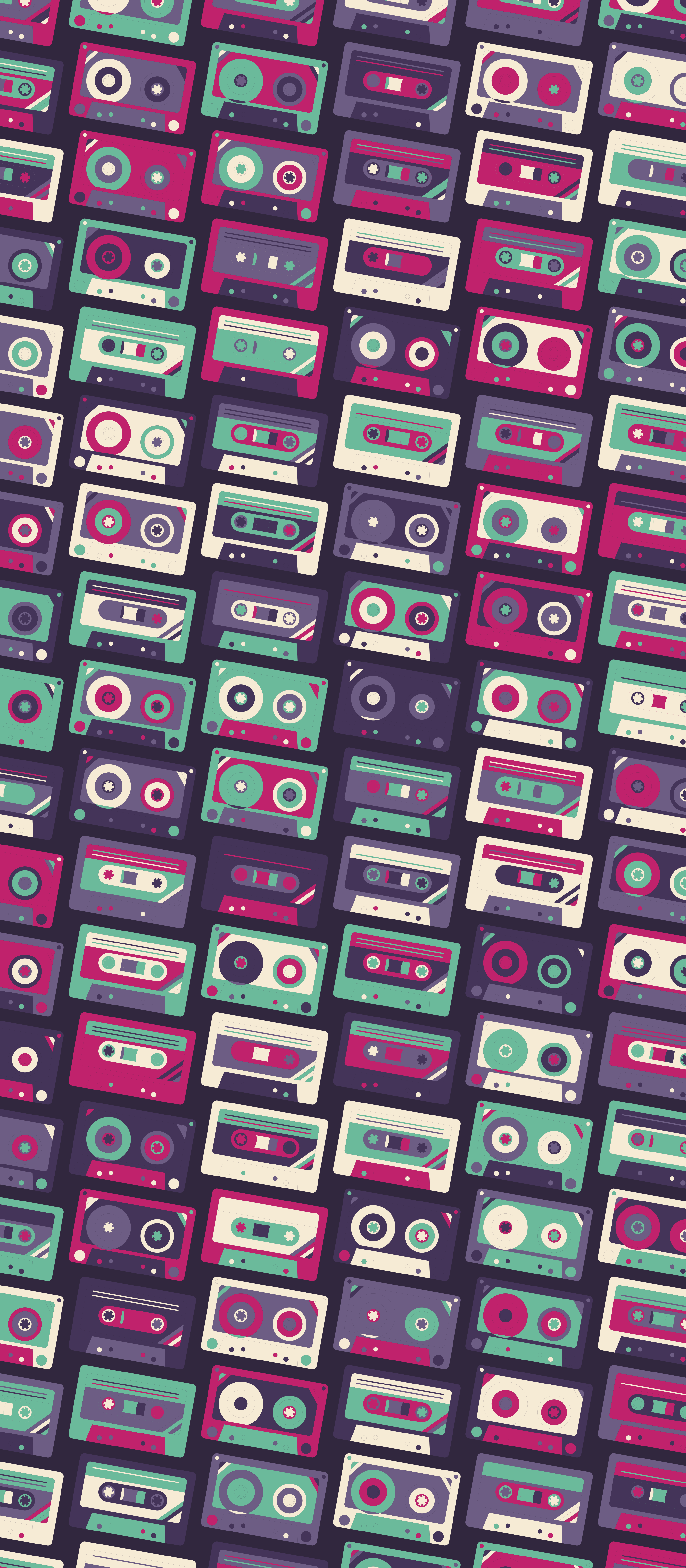 Cassette Tape Mix Music Audio 90s Party 80s Retro' Sticker | Spreadshirt