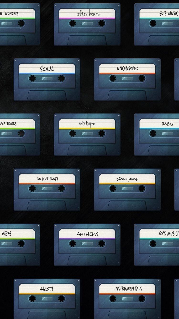 750x1334 Cassette Abstract Vector 4k iPhone iPhone 6S