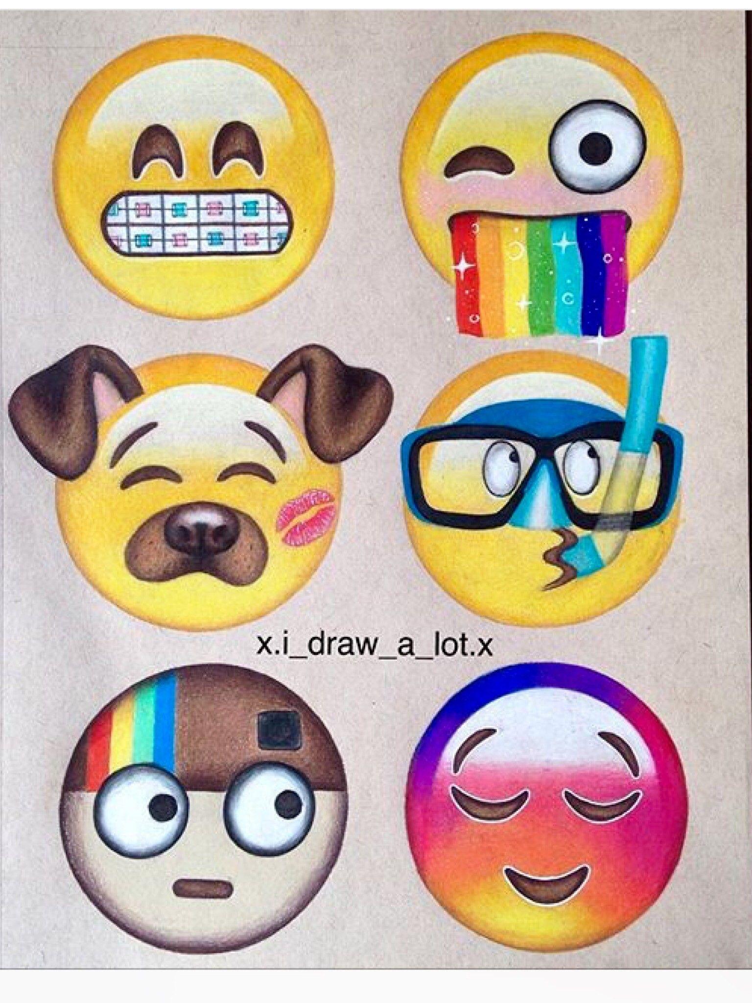 1536x2048 Cute Emoji Wallpaper