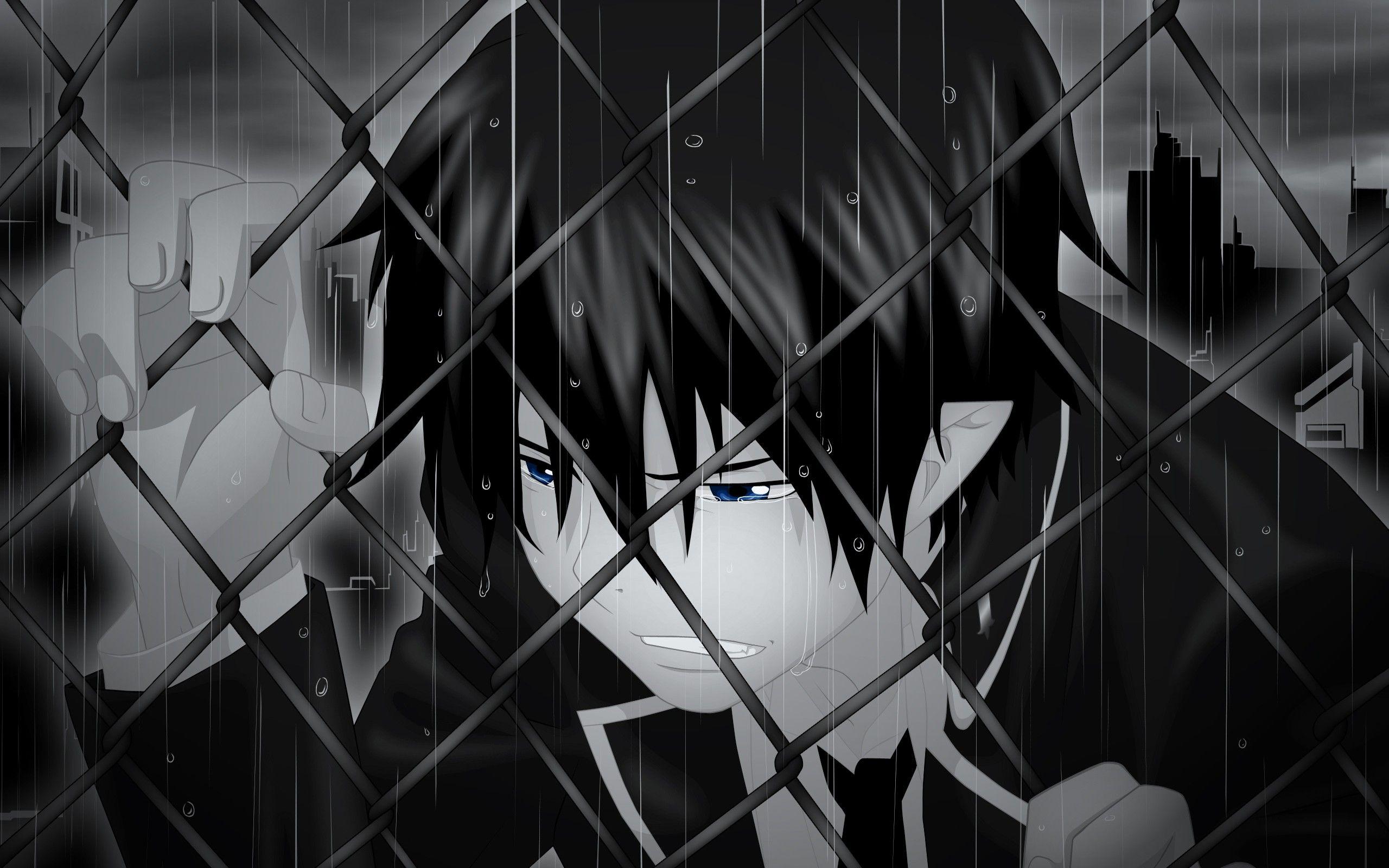 2560x1600 Anime Sad Boy Background Tải xuống hình ảnh HD Nền tuyệt vời
