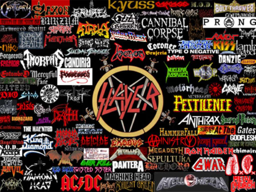 1024x768 Metal Band Background