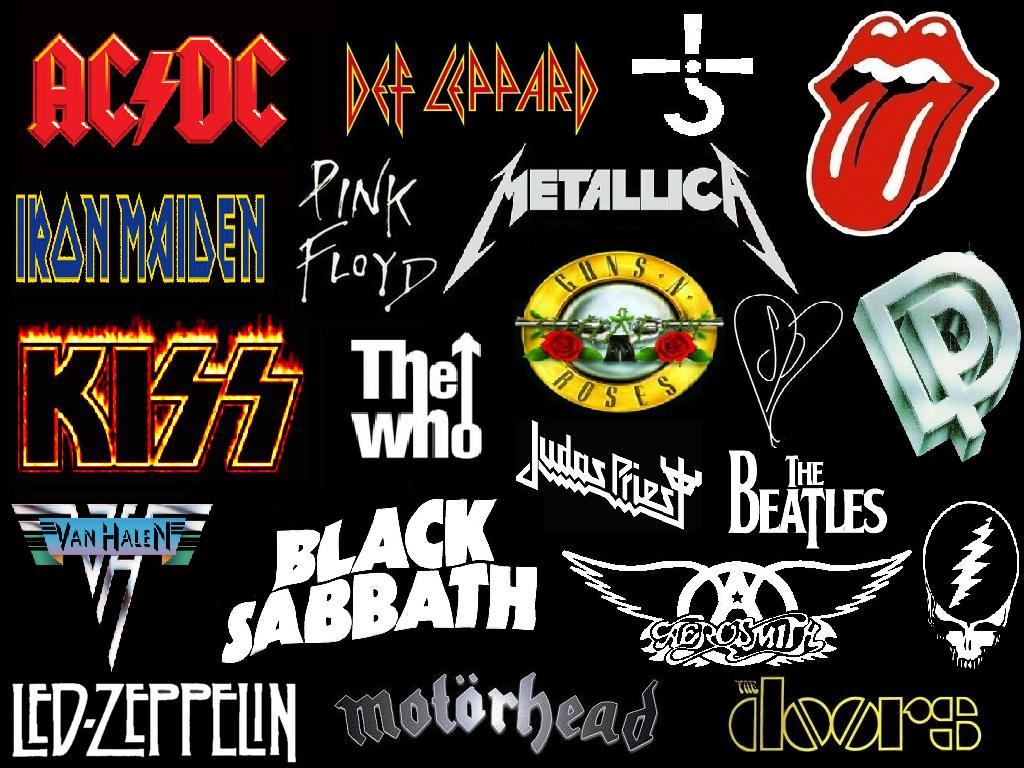 1024x768 Band Logo Wallpaper