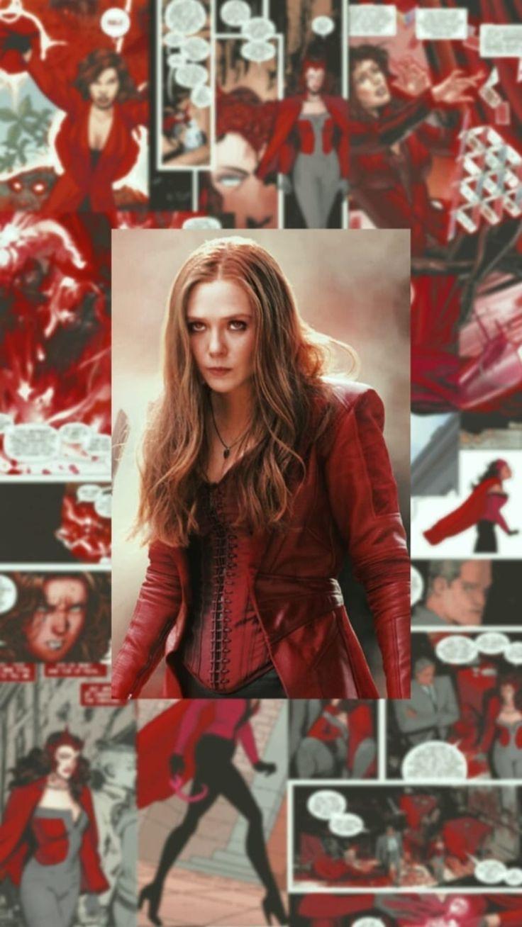 Scarlet Witch Wanda Maximoff Marvel Comics 4K wallpaper download