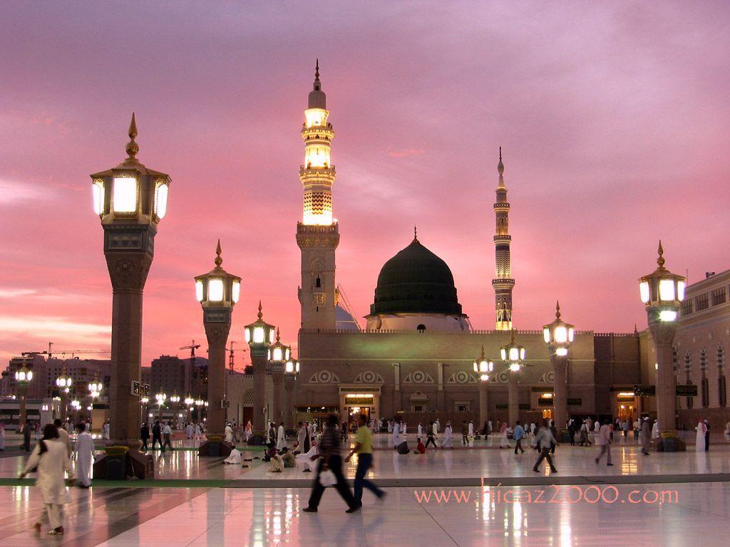 1024x768 Makkah & Madina Sharif Wallpaper