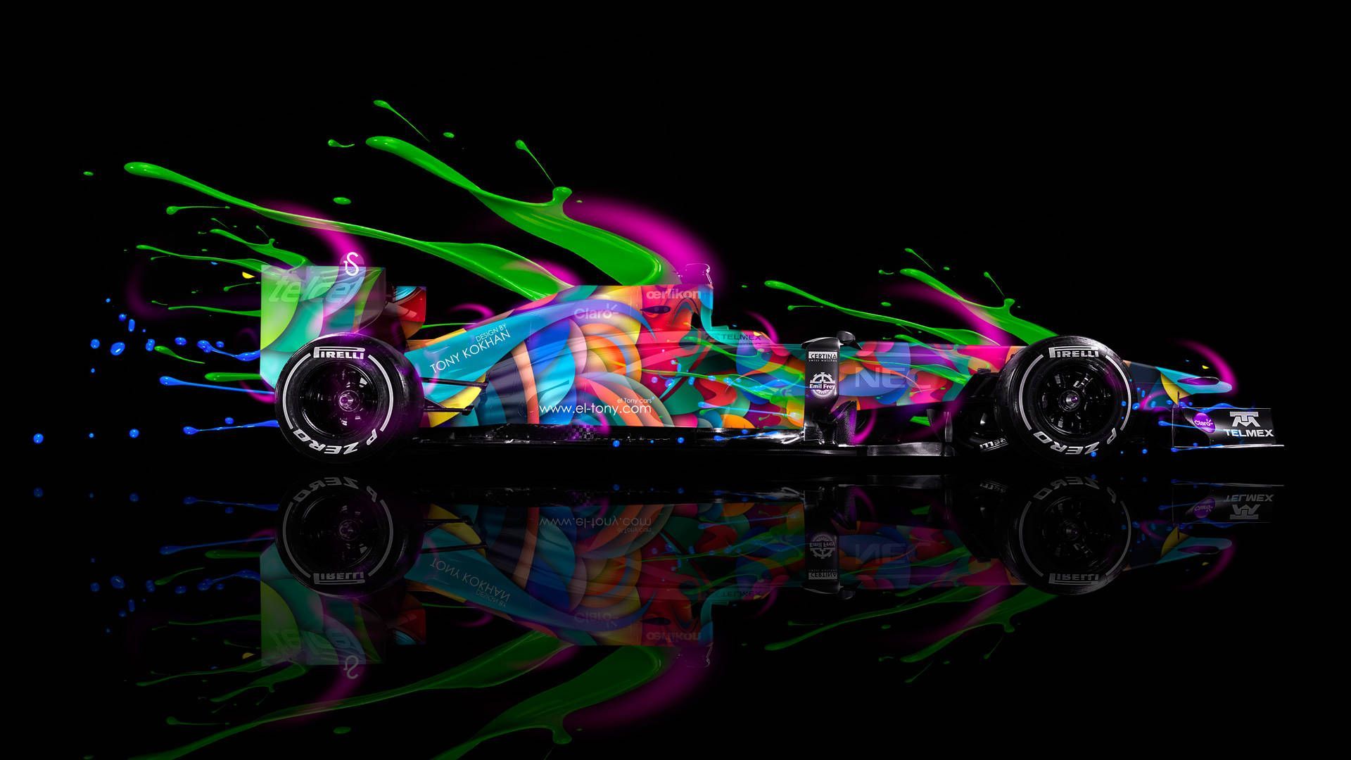 1920x1080 Download High speed Formula 1 action on the Circuit Wallpaper