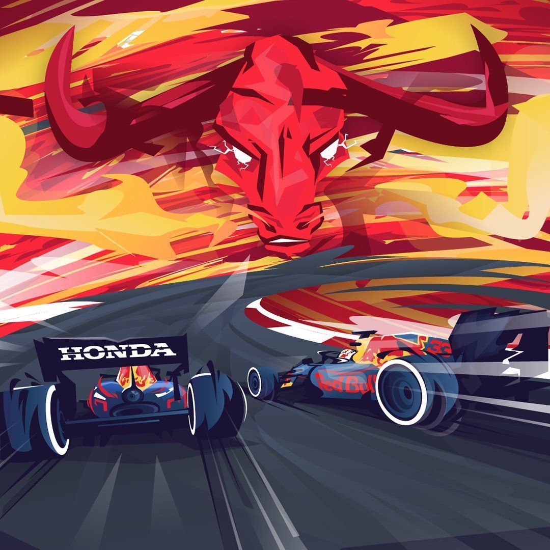 1080x1080 F1 Art Wallpaper