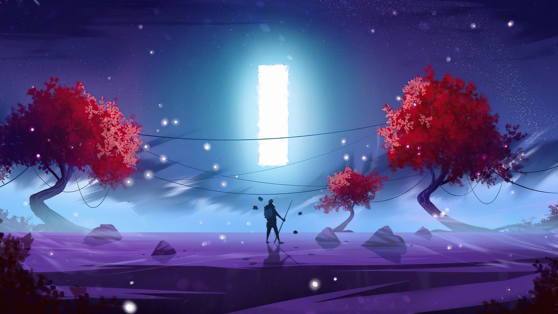 1920x1080 On The Watch Adventure Illustration Wallpaper, HD Artist 4K Wallpaper, Image and Background