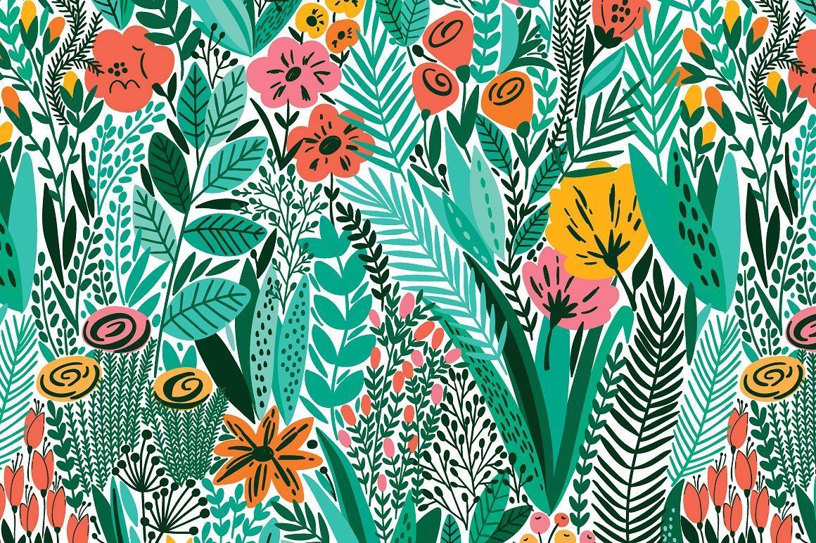 1160x772 Spring Pattern Laptop Wallpaper