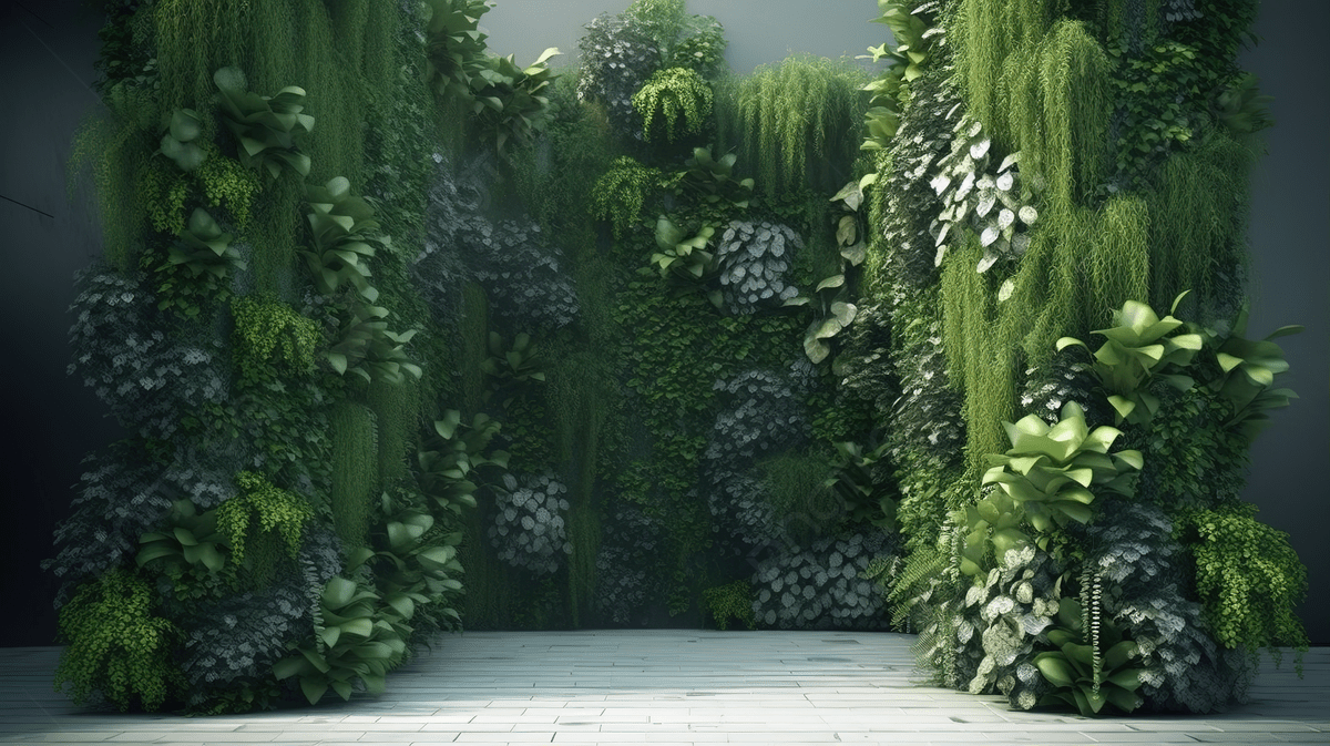1200x673 An Indoor Garden With Green Vegetation