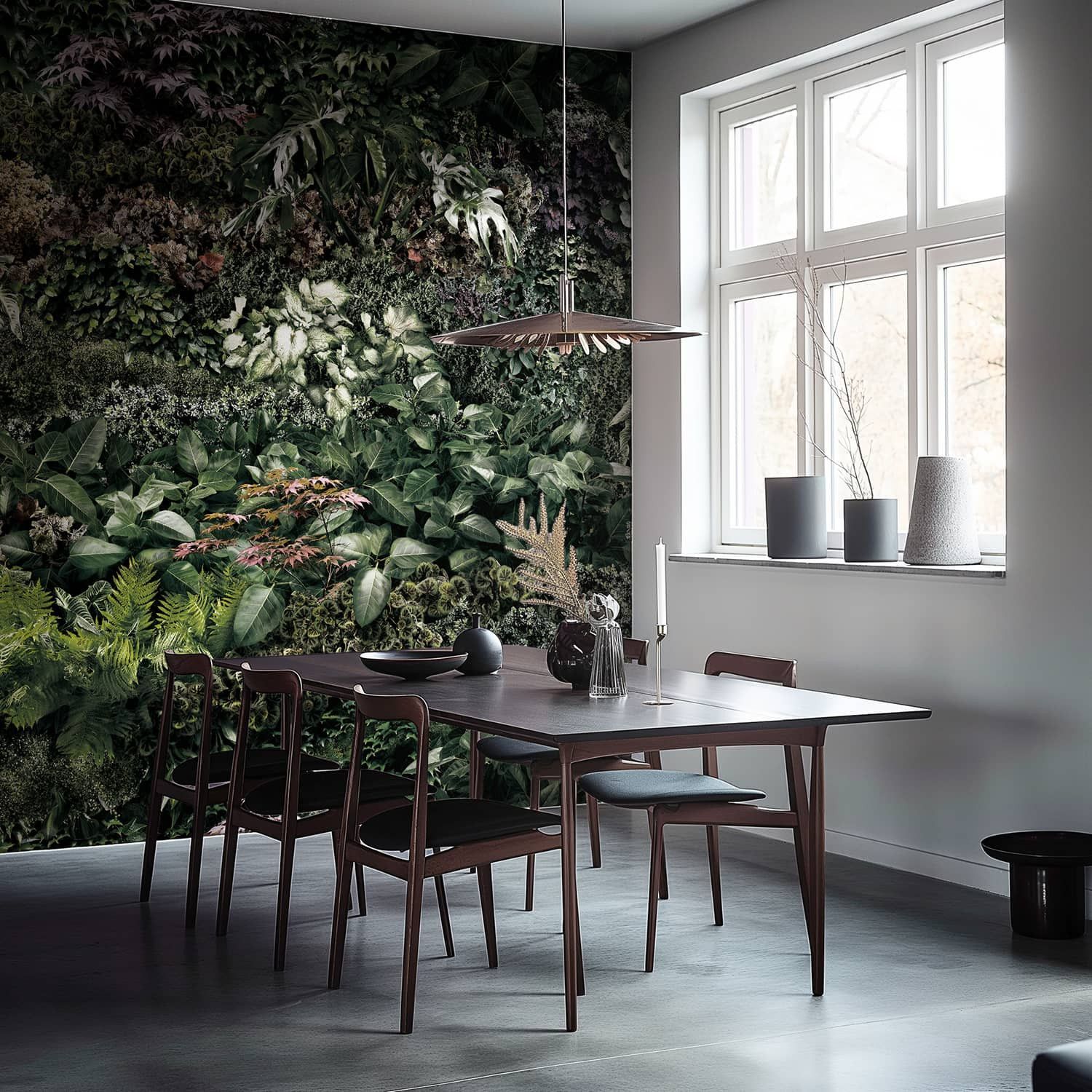 1500x1500 Panoramic wallpaper vertical garden
