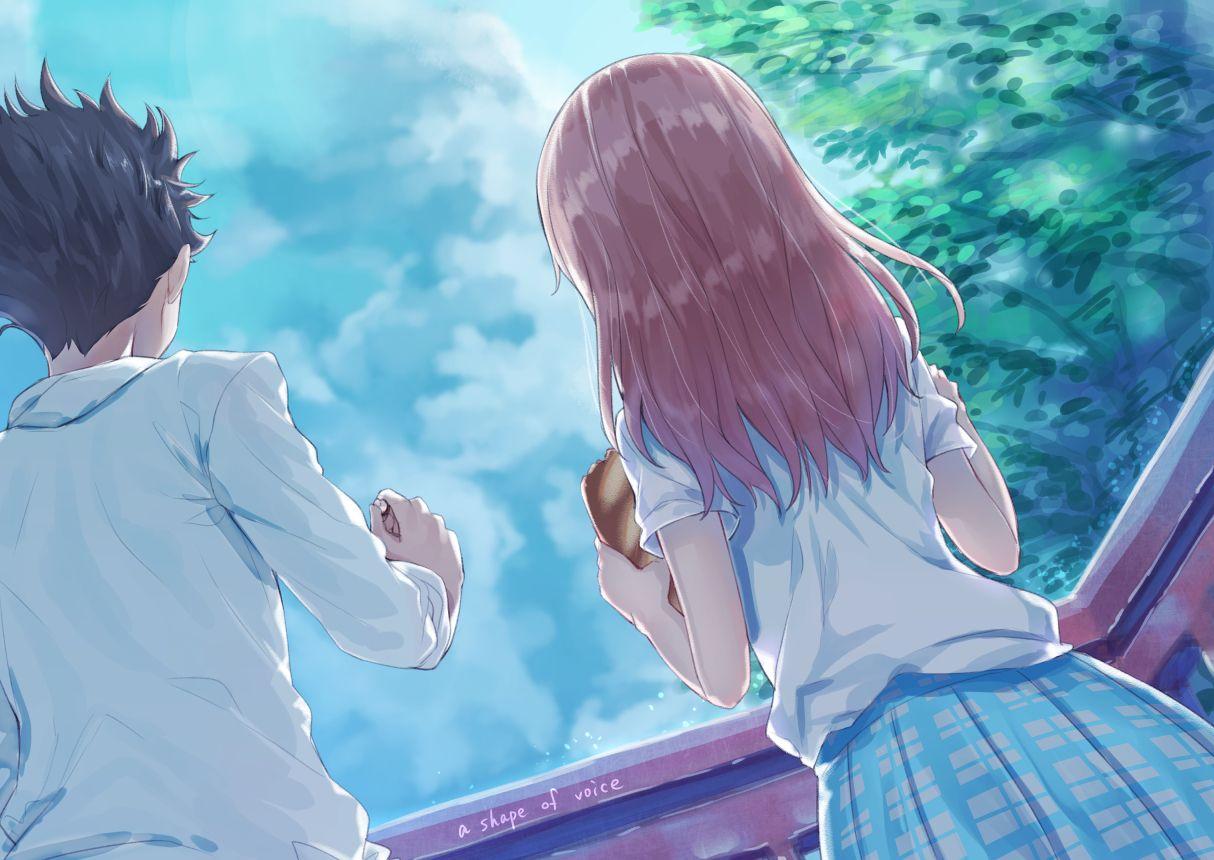 1214x860 Koe no Katachi Anime Image Board