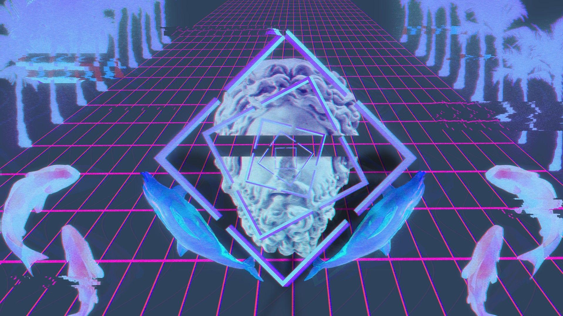 Обои на рабочий стол vaporwave