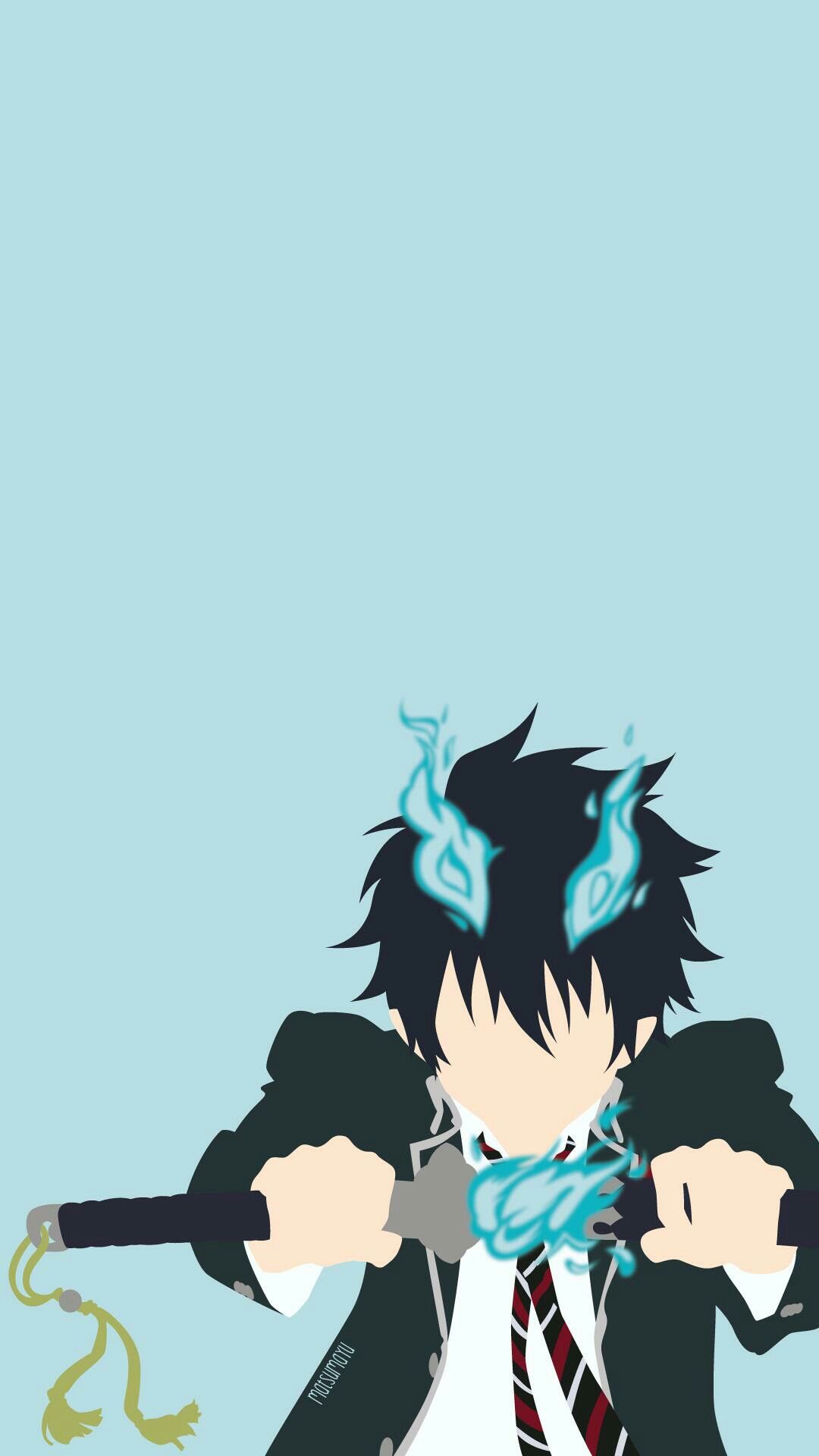 Blue Exorcist iPhone Wallpapers  Top Free Blue Exorcist iPhone Backgrounds   WallpaperAccess