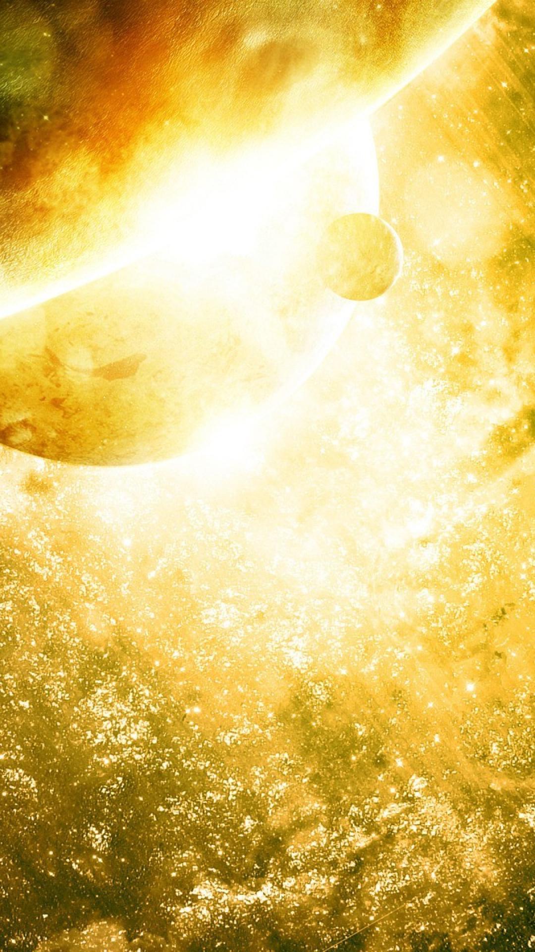 Yellow Galaxy Wallpapers - Top Free Yellow Galaxy Backgrounds -  WallpaperAccess