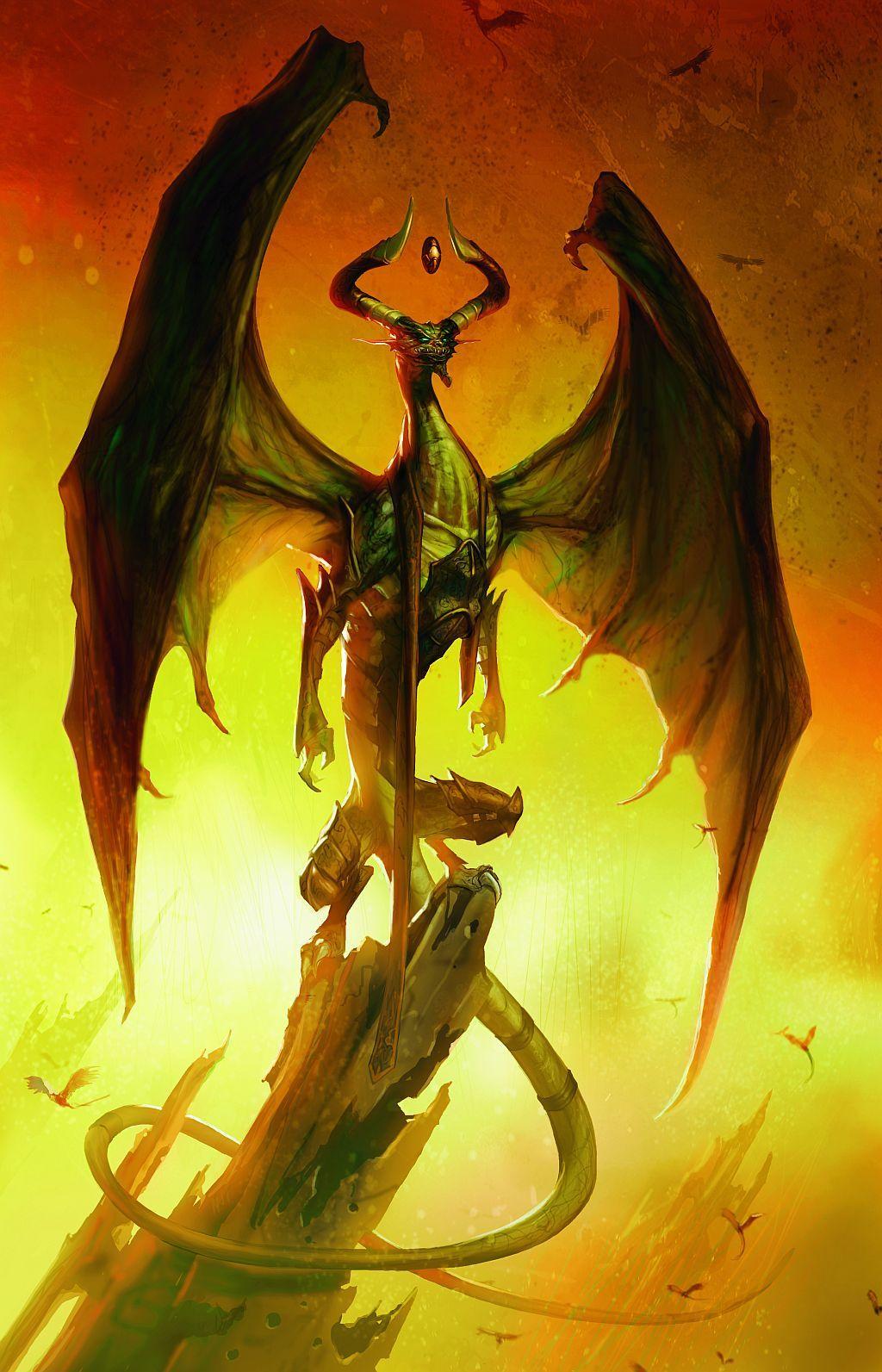 1024x1593 Magic art gallery: dragons. Scent of a Gamer